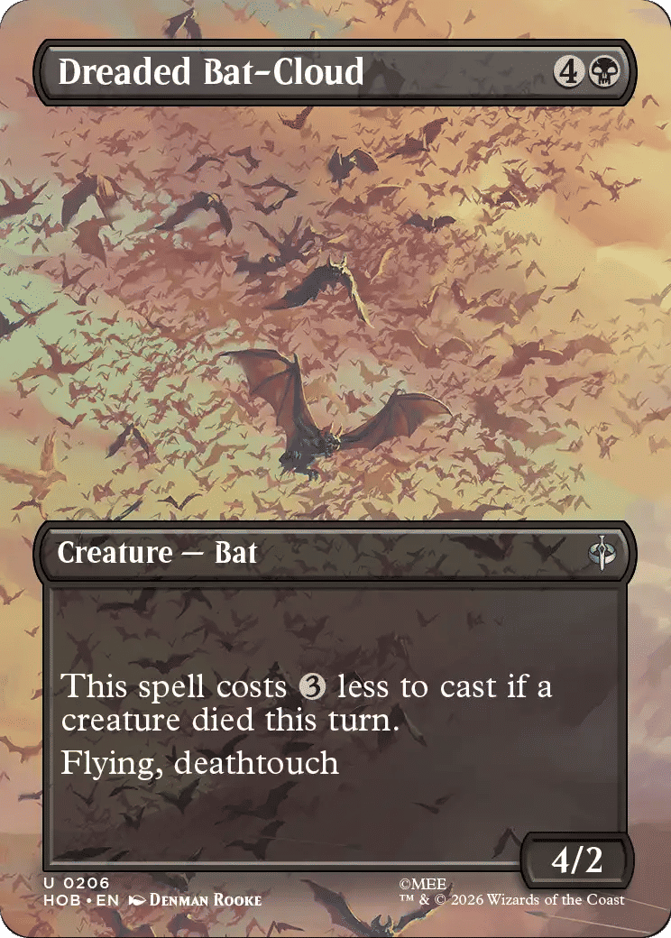 Dreaded Bat-Cloud — The Hobbit — Magic: The Gathering