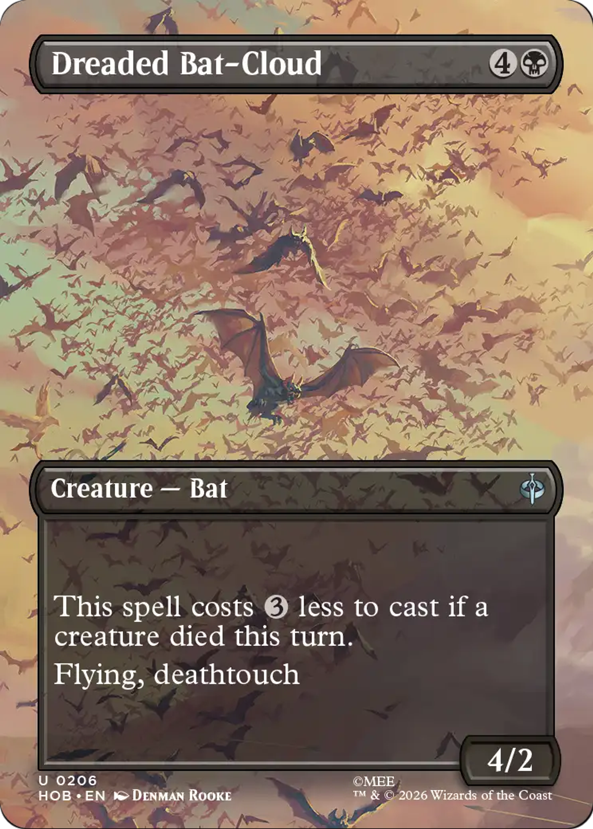 Dreaded Bat-Cloud — The Hobbit — Magic: The Gathering