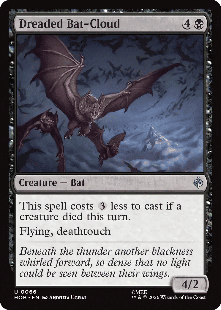Dreaded Bat-Cloud — The Hobbit — Magic: The Gathering