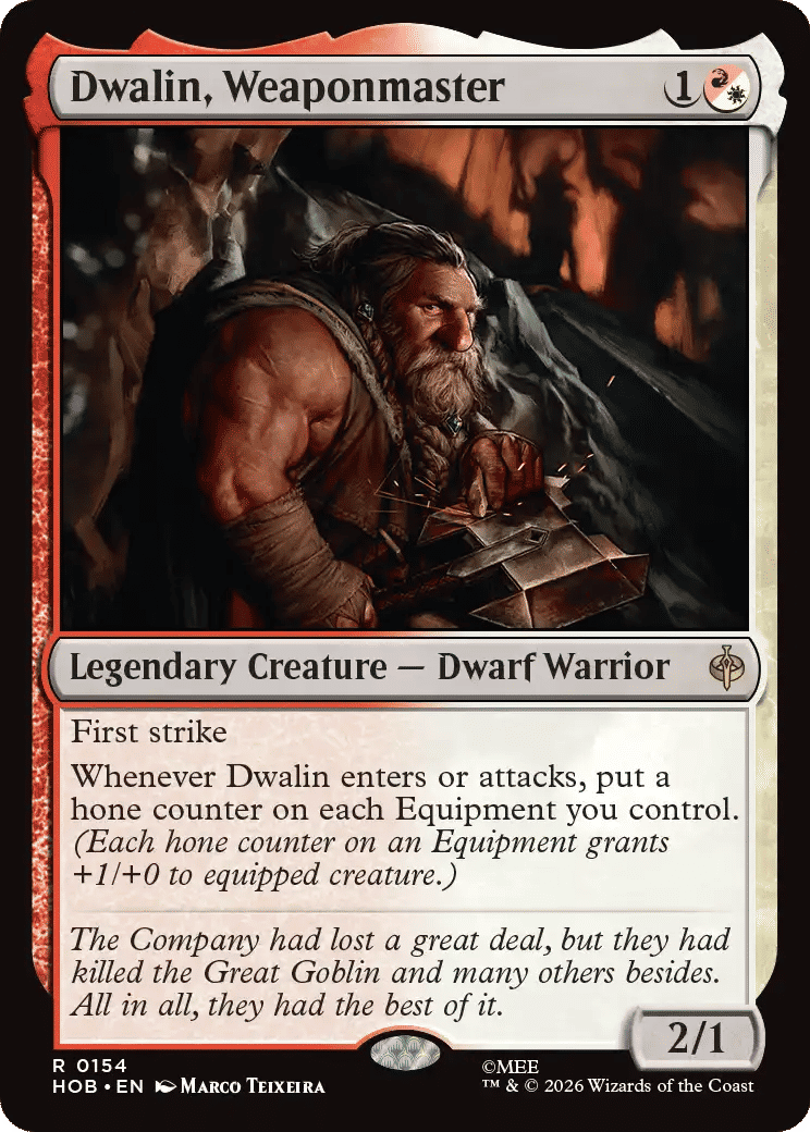 Dwalin, Weaponmaster — The Hobbit — Magic: The Gathering