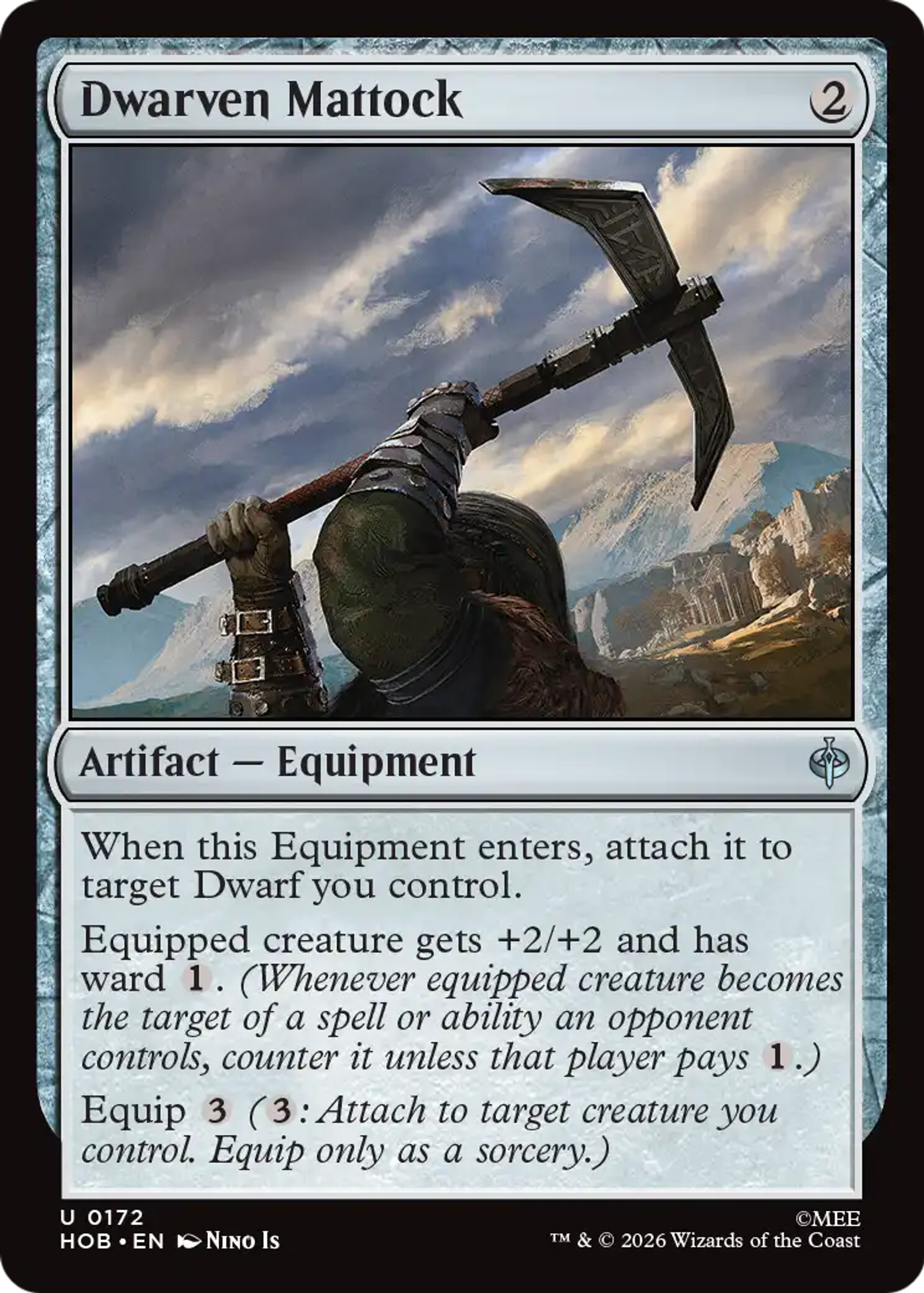 Dwarven Mattock — The Hobbit — Magic: The Gathering