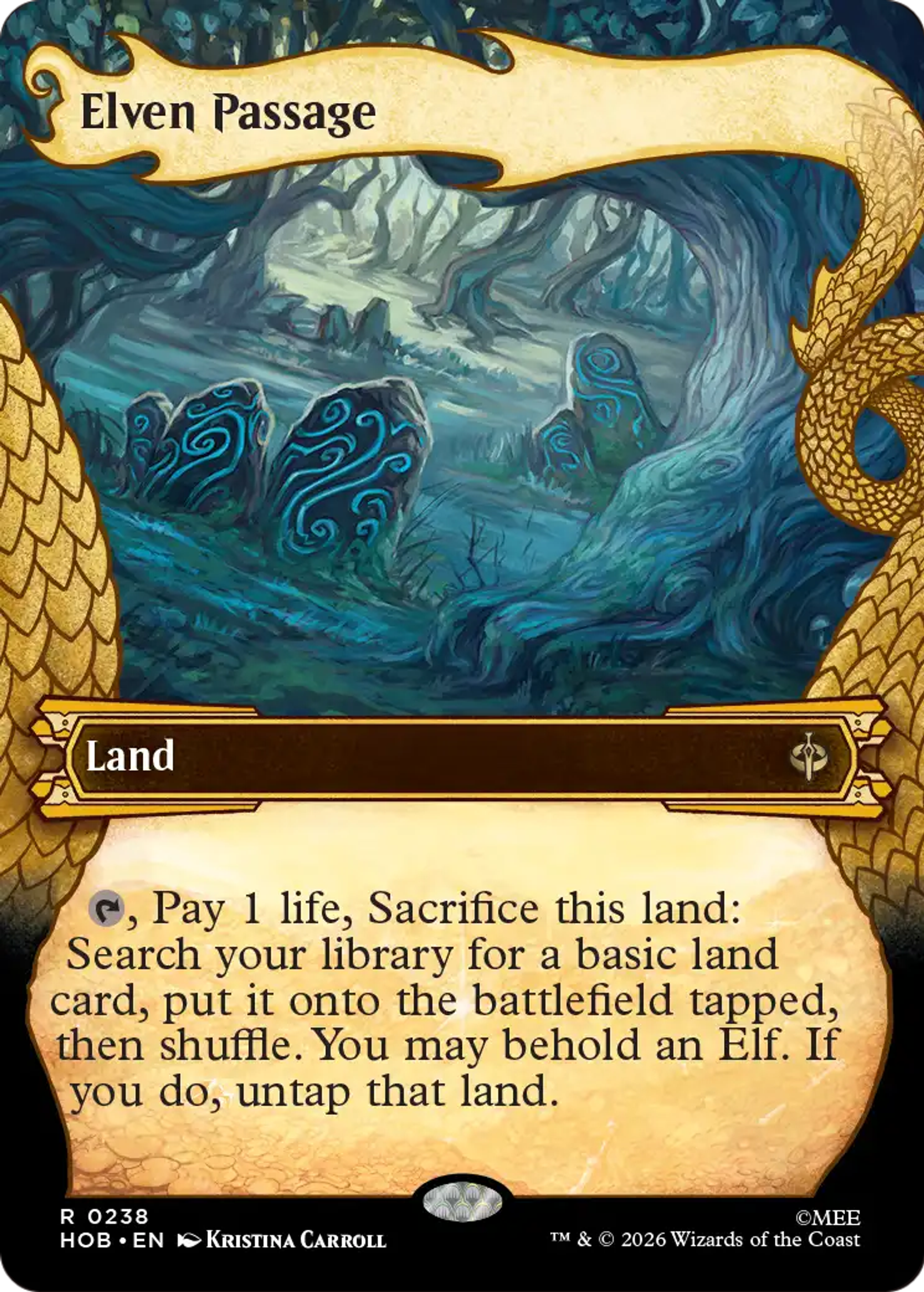Elven Passage — The Hobbit — Magic: The Gathering