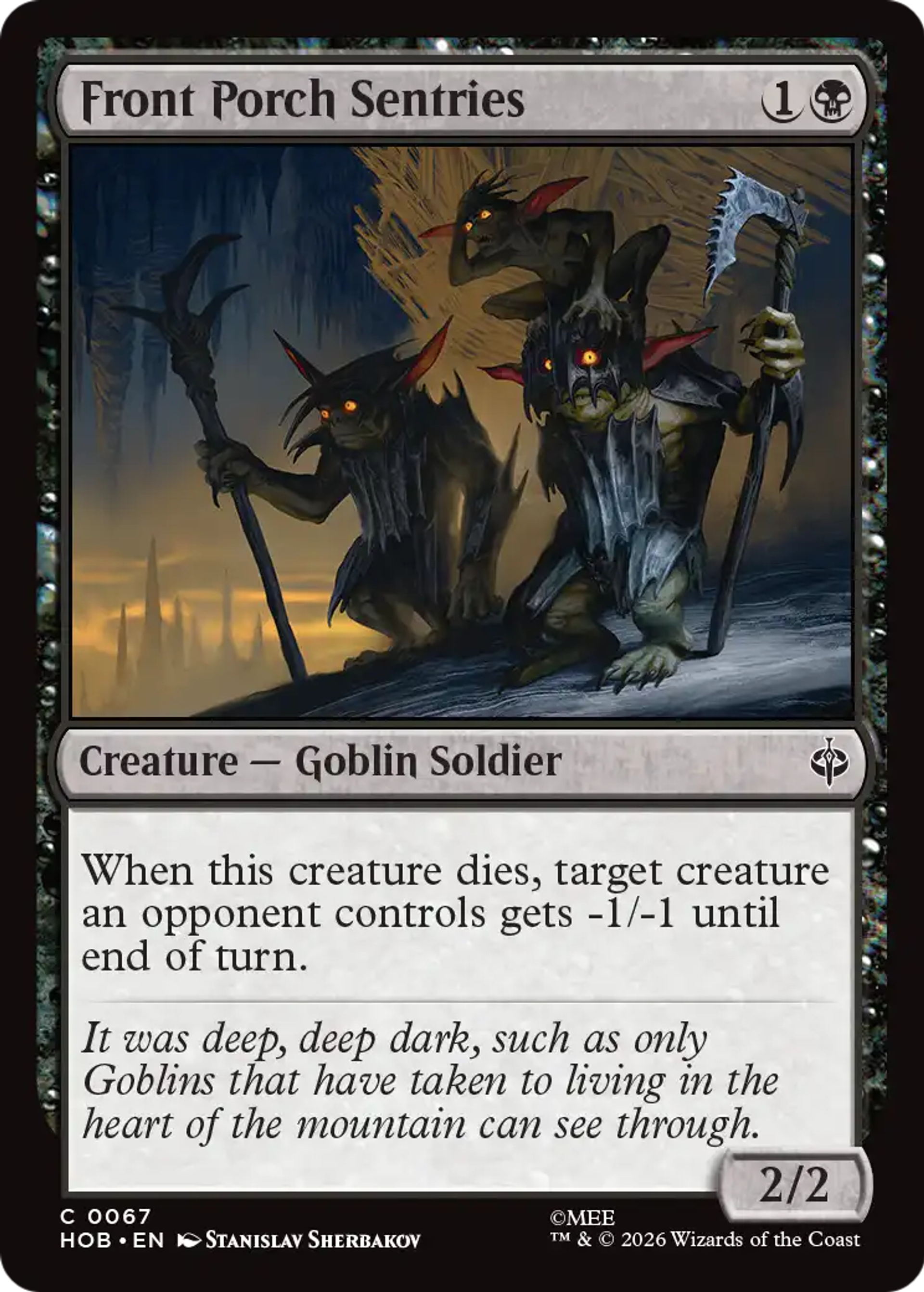 Front Porch Sentries — The Hobbit — Magic: The Gathering