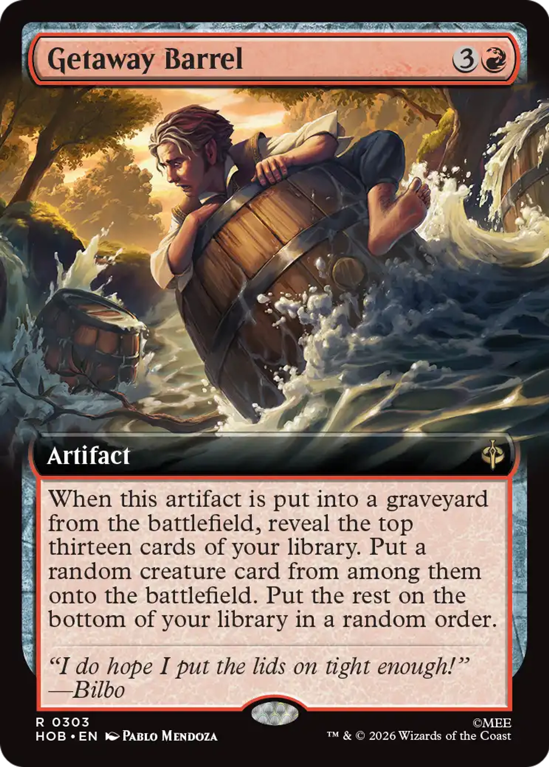 Getaway Barrel — The Hobbit — Magic: The Gathering