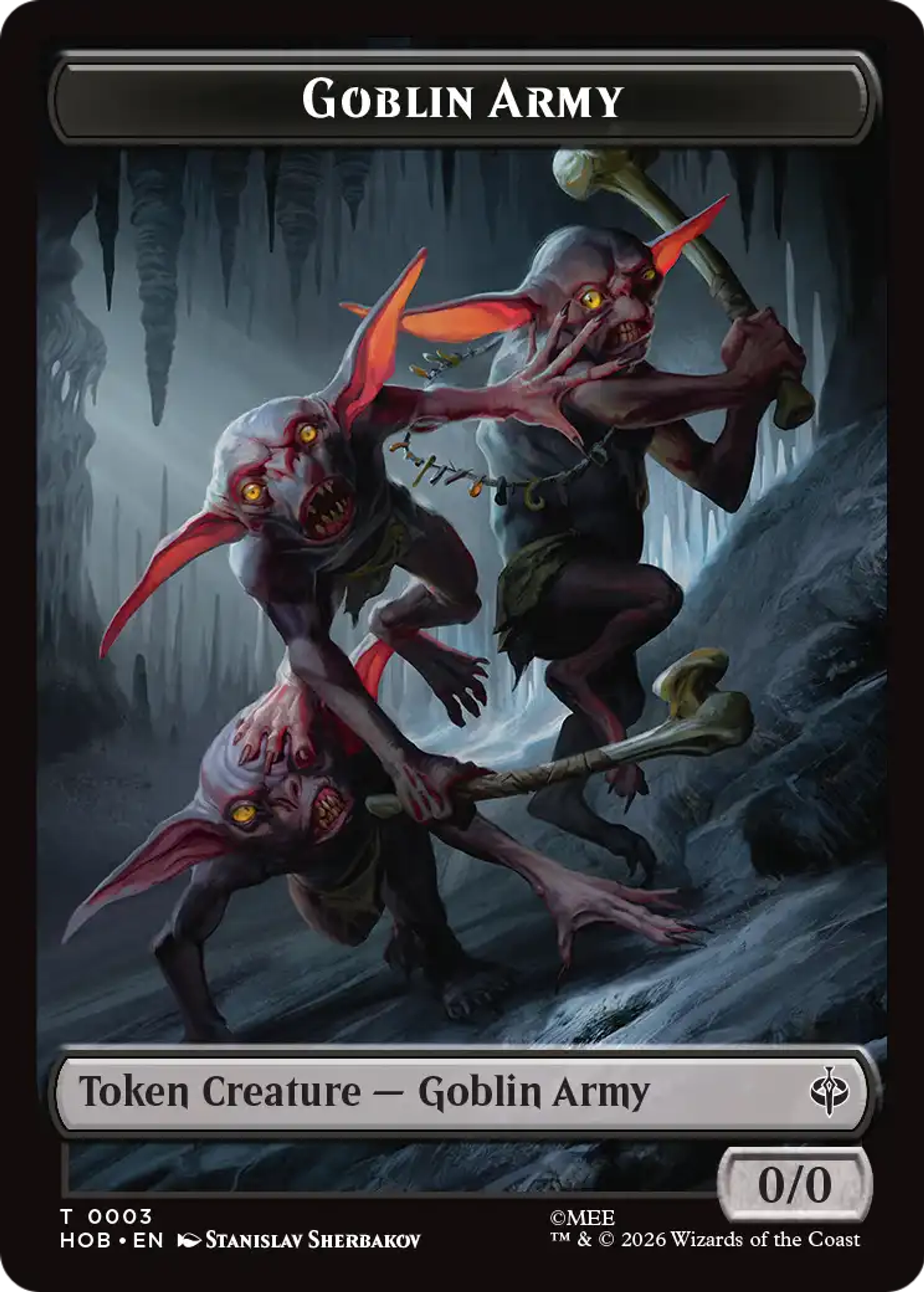 Goblin Army — The Hobbit — Magic: The Gathering