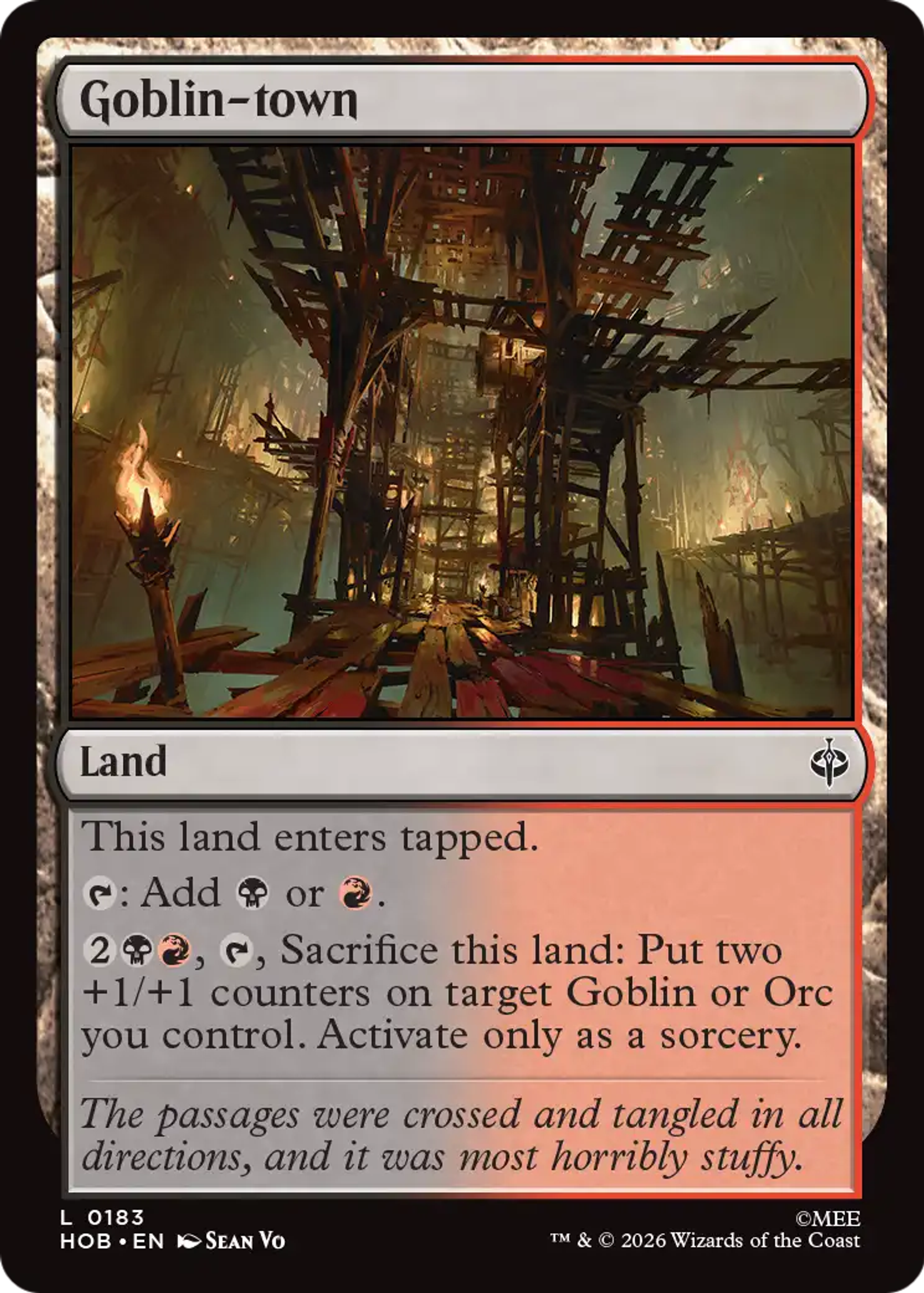 Goblin-town — The Hobbit — Magic: The Gathering