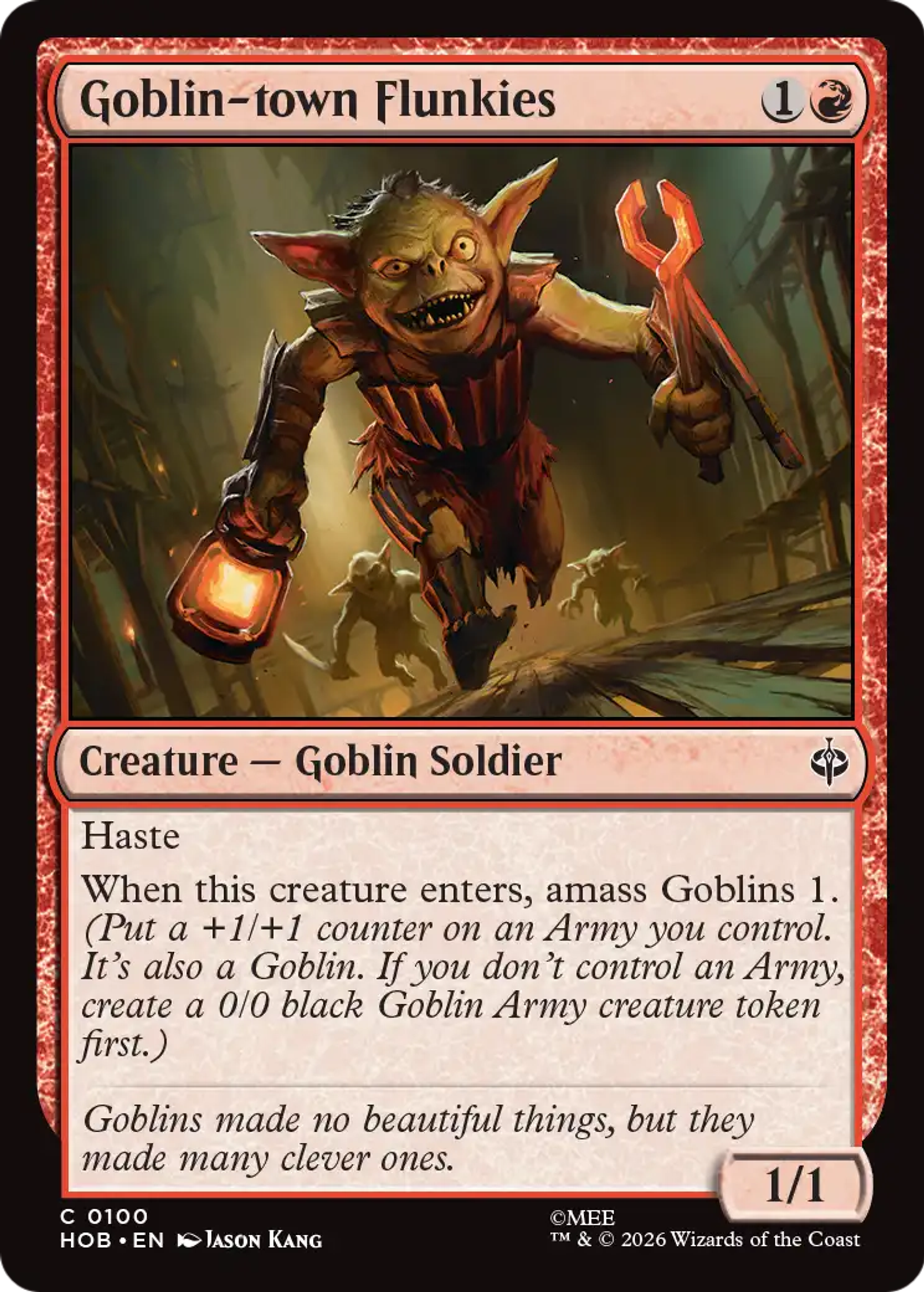 Goblin-town Flunkies — The Hobbit — Magic: The Gathering