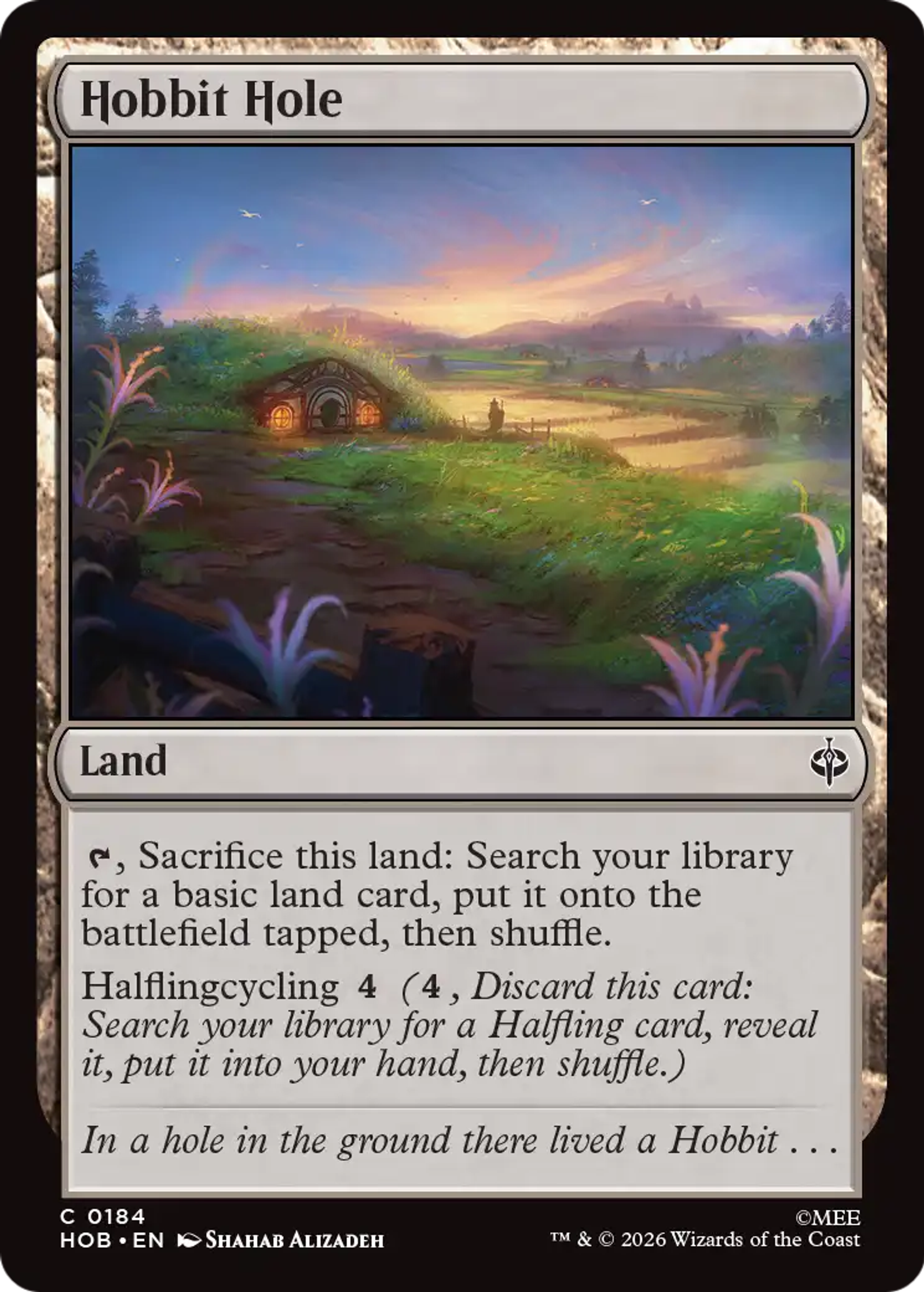 Hobbit Hole — The Hobbit — Magic: The Gathering