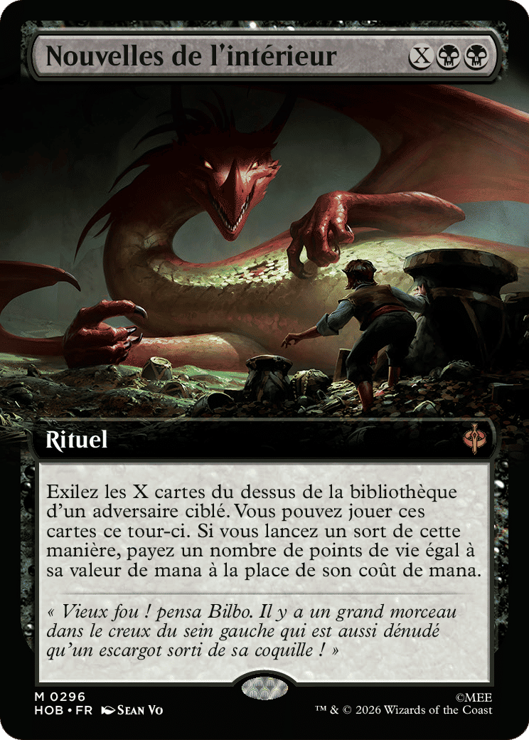 Nouvelles de l'intérieur — The Hobbit — Magic: The Gathering