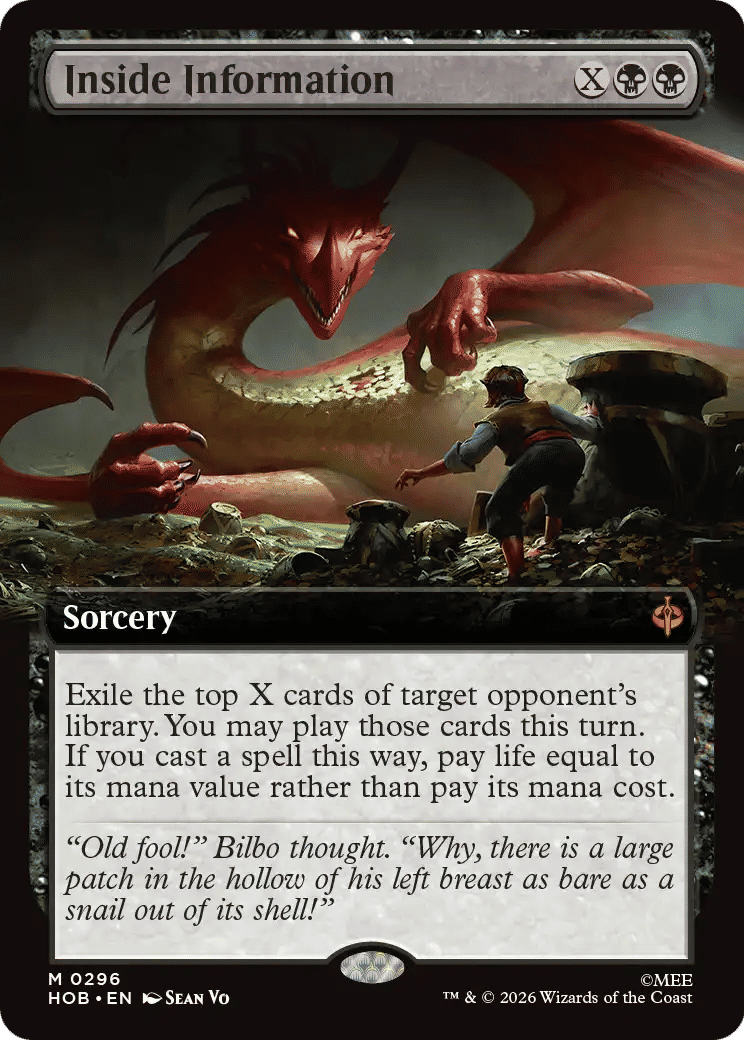 Inside Information — The Hobbit — Magic: The Gathering