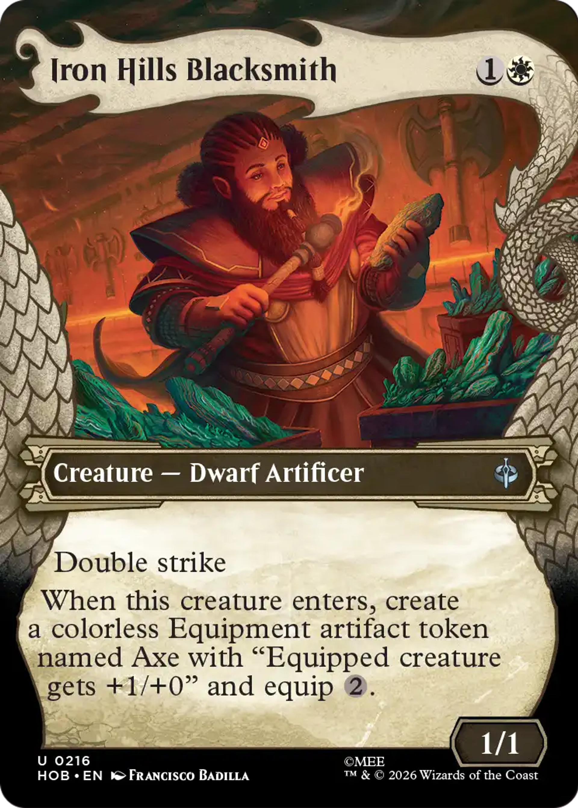 Iron Hills Blacksmith — The Hobbit — Magic: The Gathering