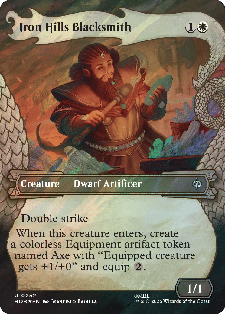 Iron Hills Blacksmith — The Hobbit — Magic: The Gathering