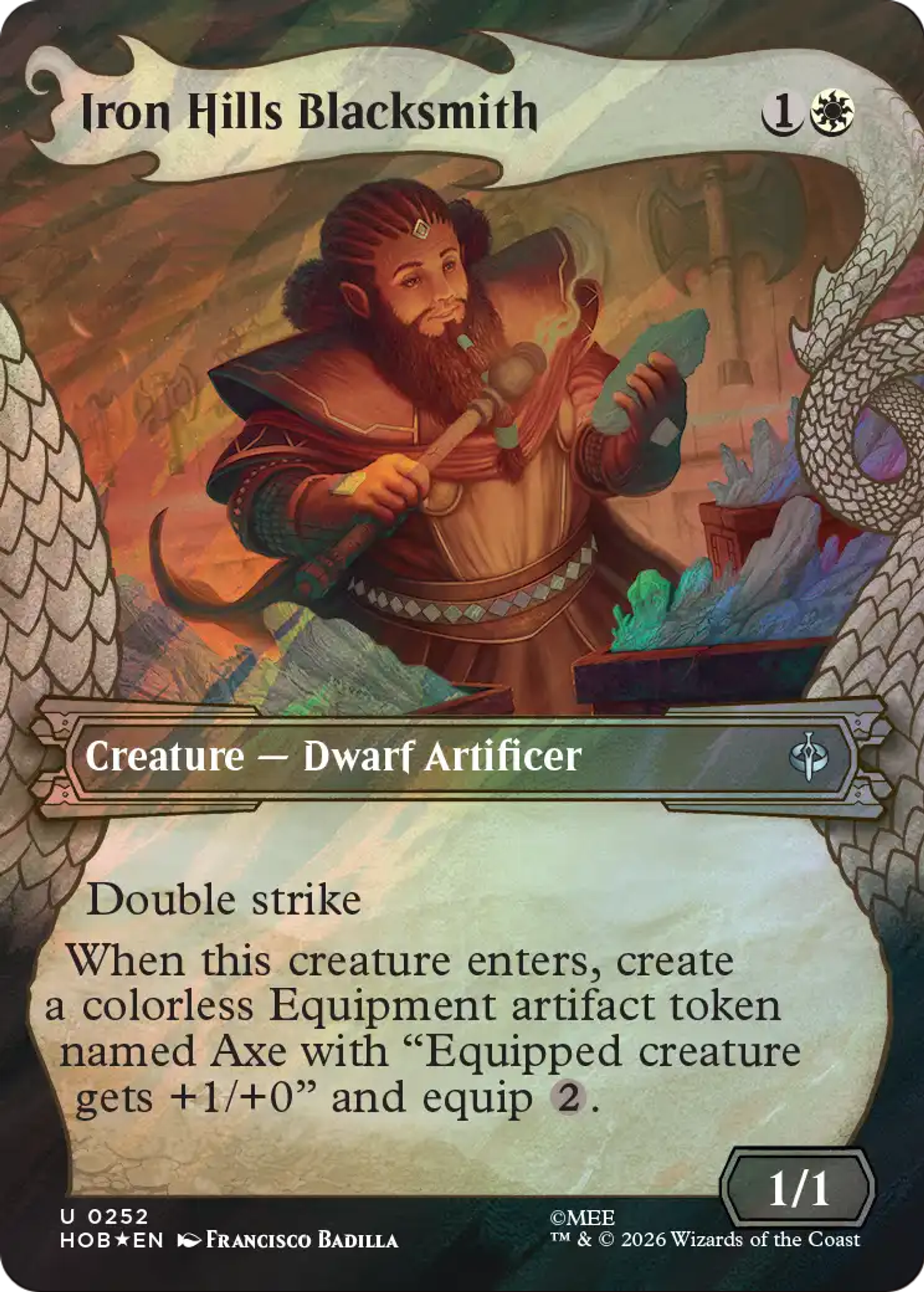 Iron Hills Blacksmith — The Hobbit — Magic: The Gathering