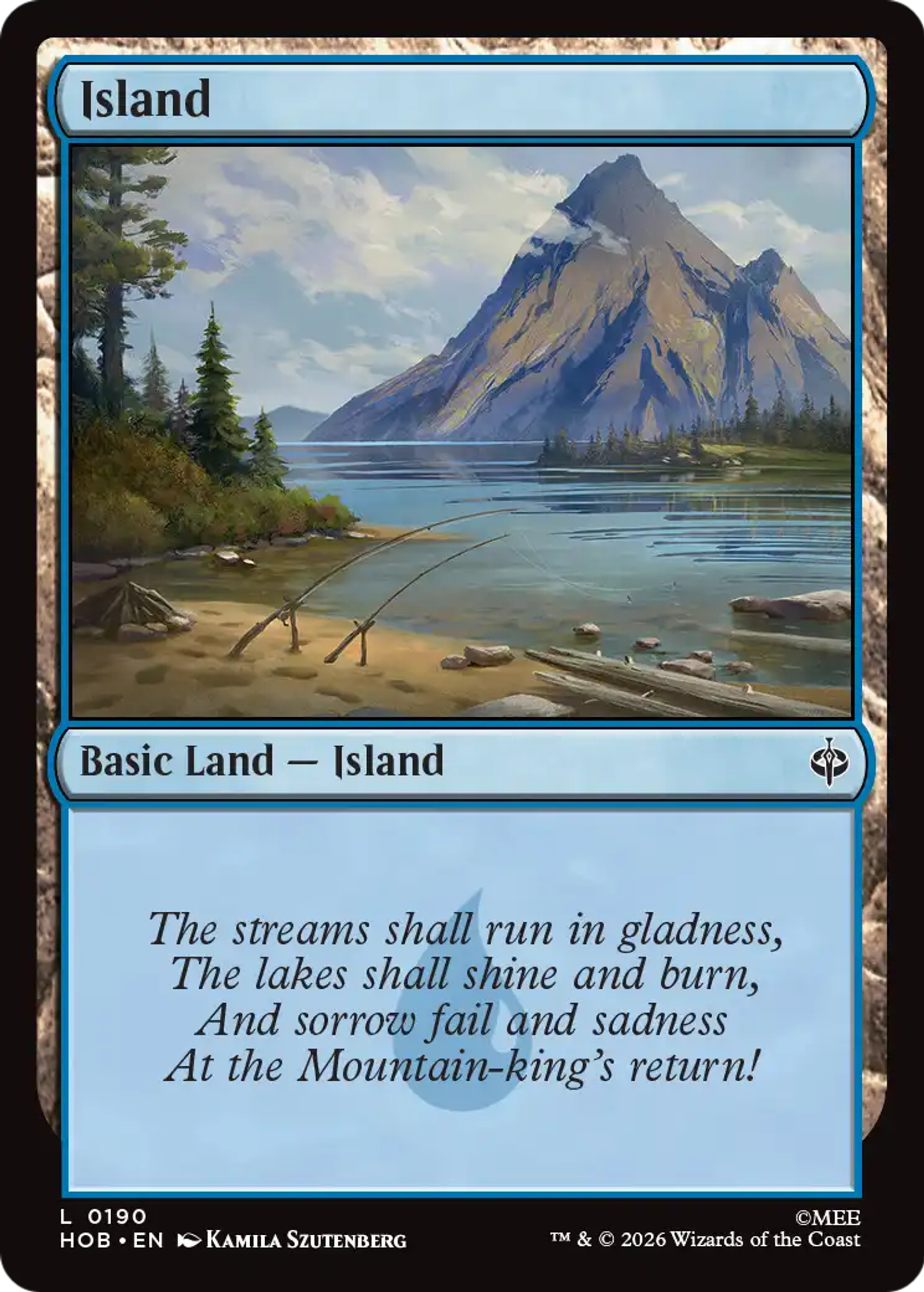 Island — The Hobbit — Magic: The Gathering