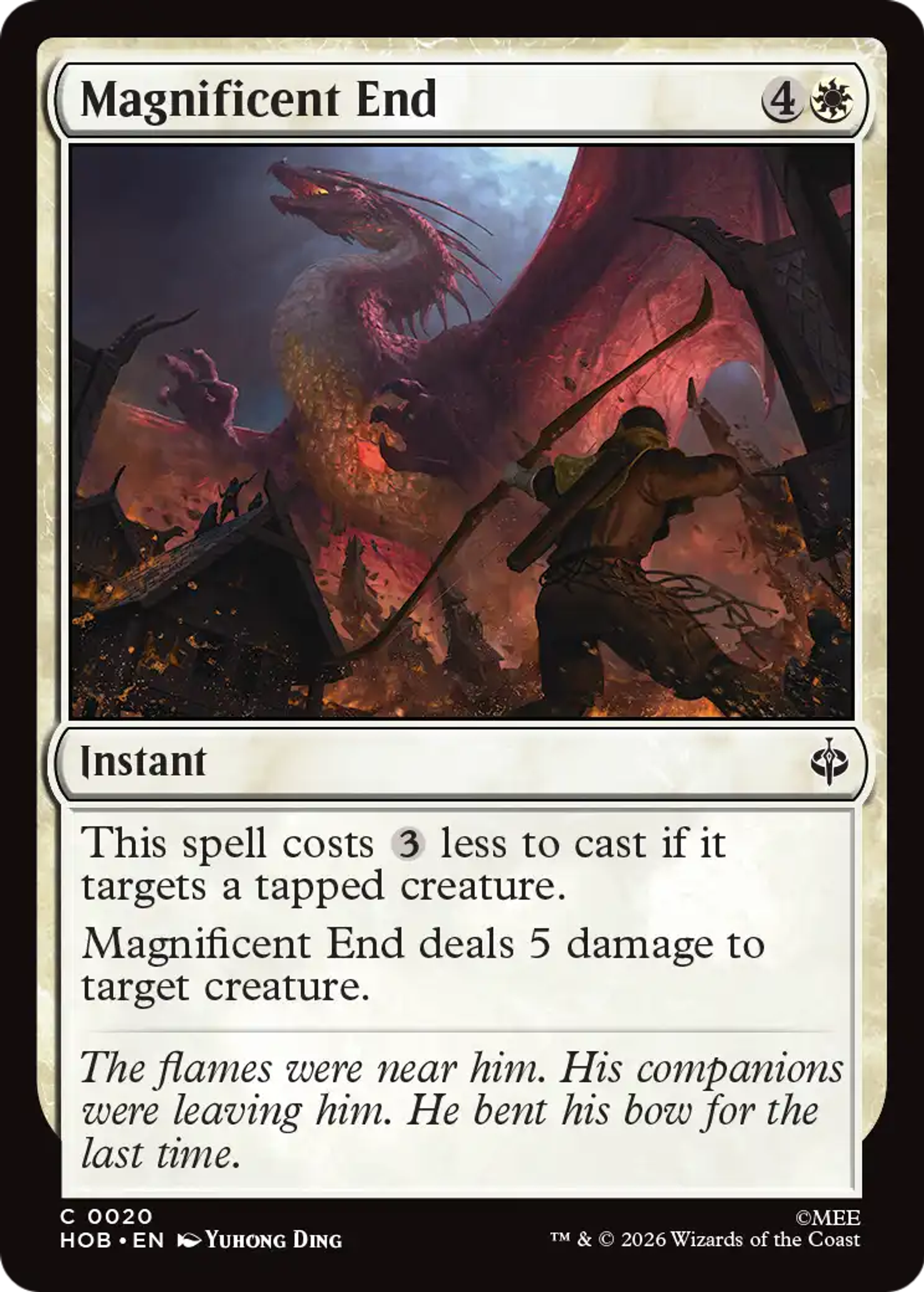 Magnificent End — The Hobbit — Magic: The Gathering