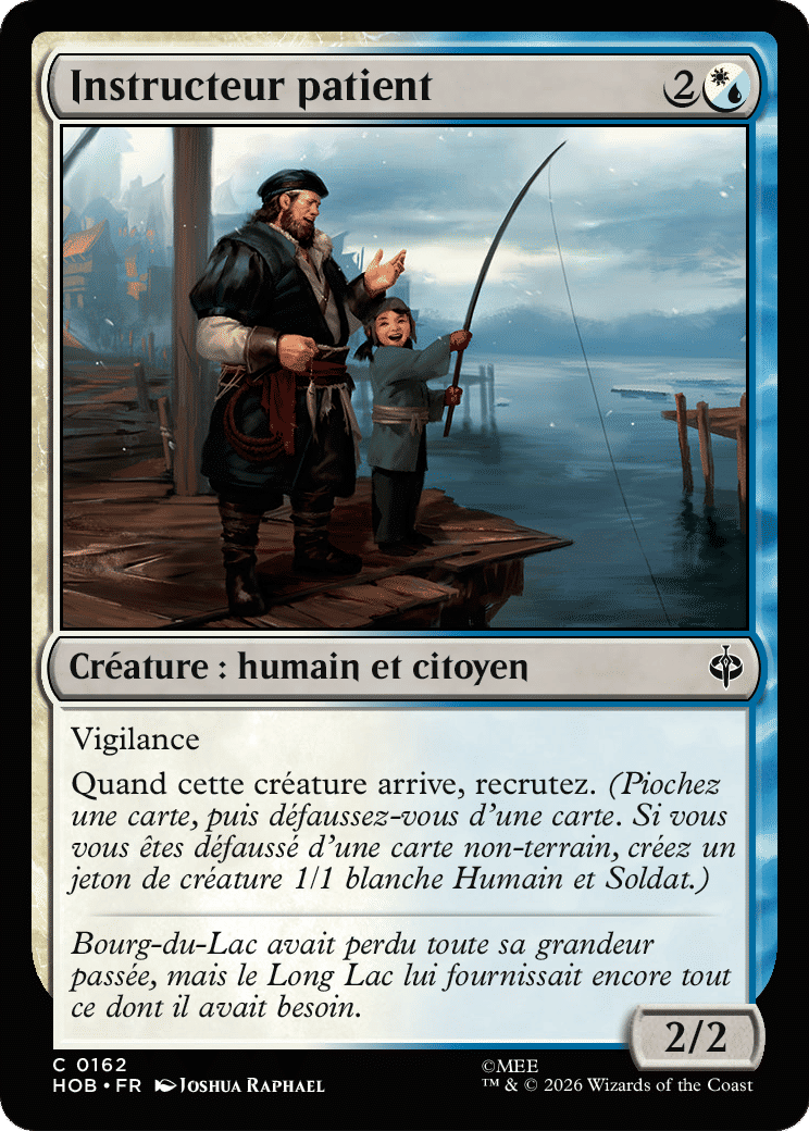 Instructeur patient — The Hobbit — Magic: The Gathering