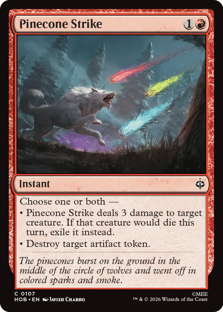Pinecone Strike — The Hobbit — Magic: The Gathering