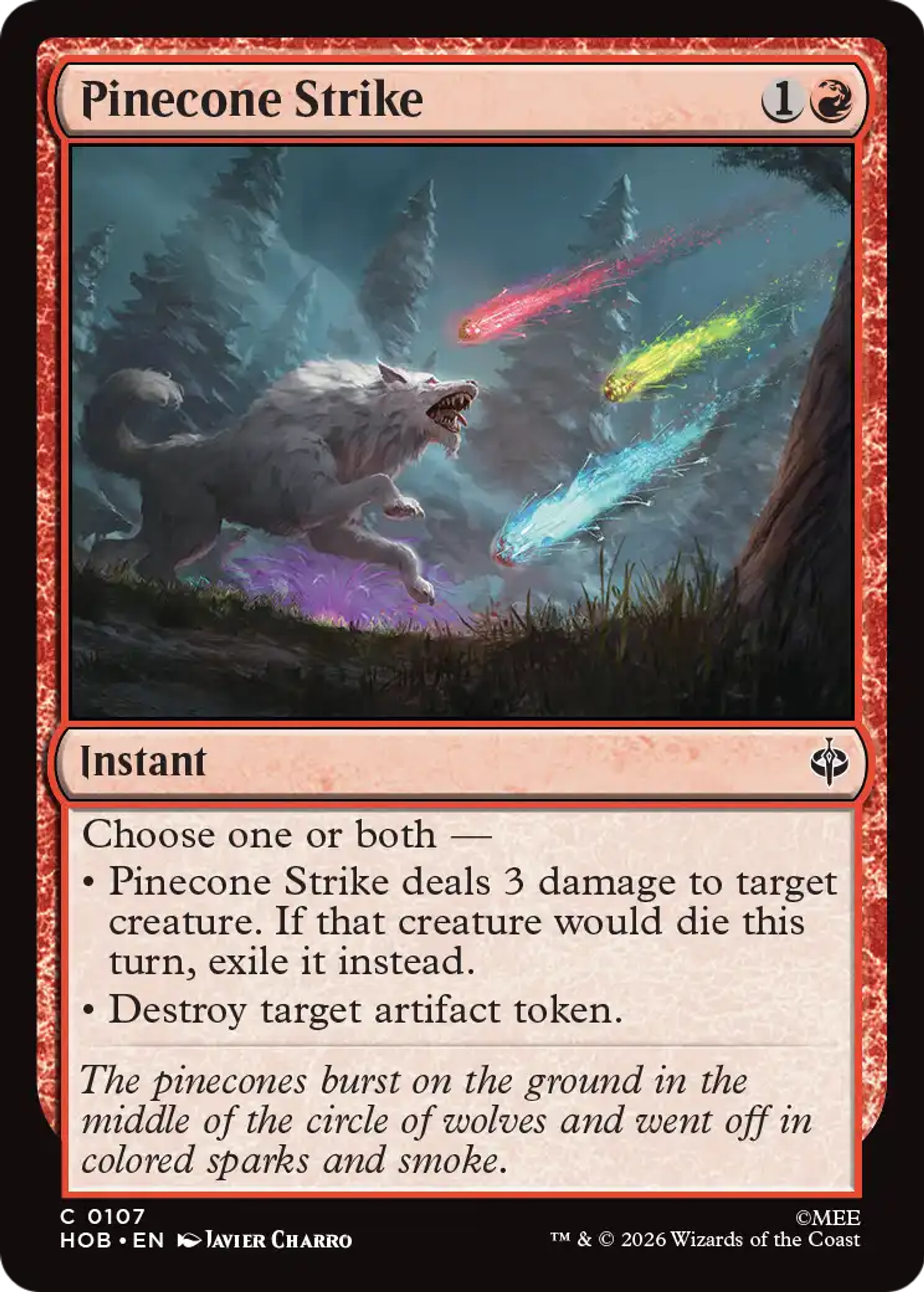 Pinecone Strike — The Hobbit — Magic: The Gathering