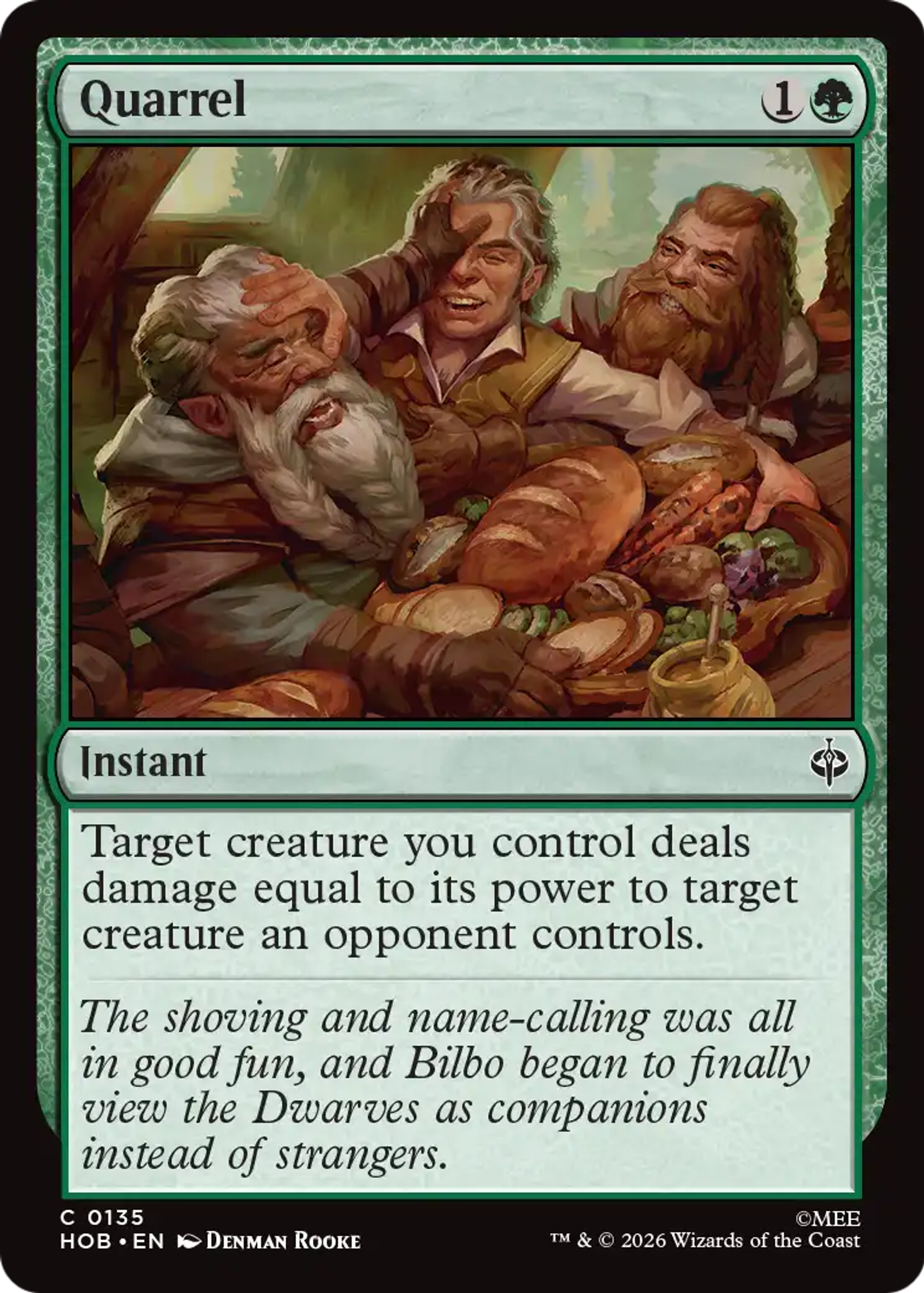 Quarrel — The Hobbit — Magic: The Gathering