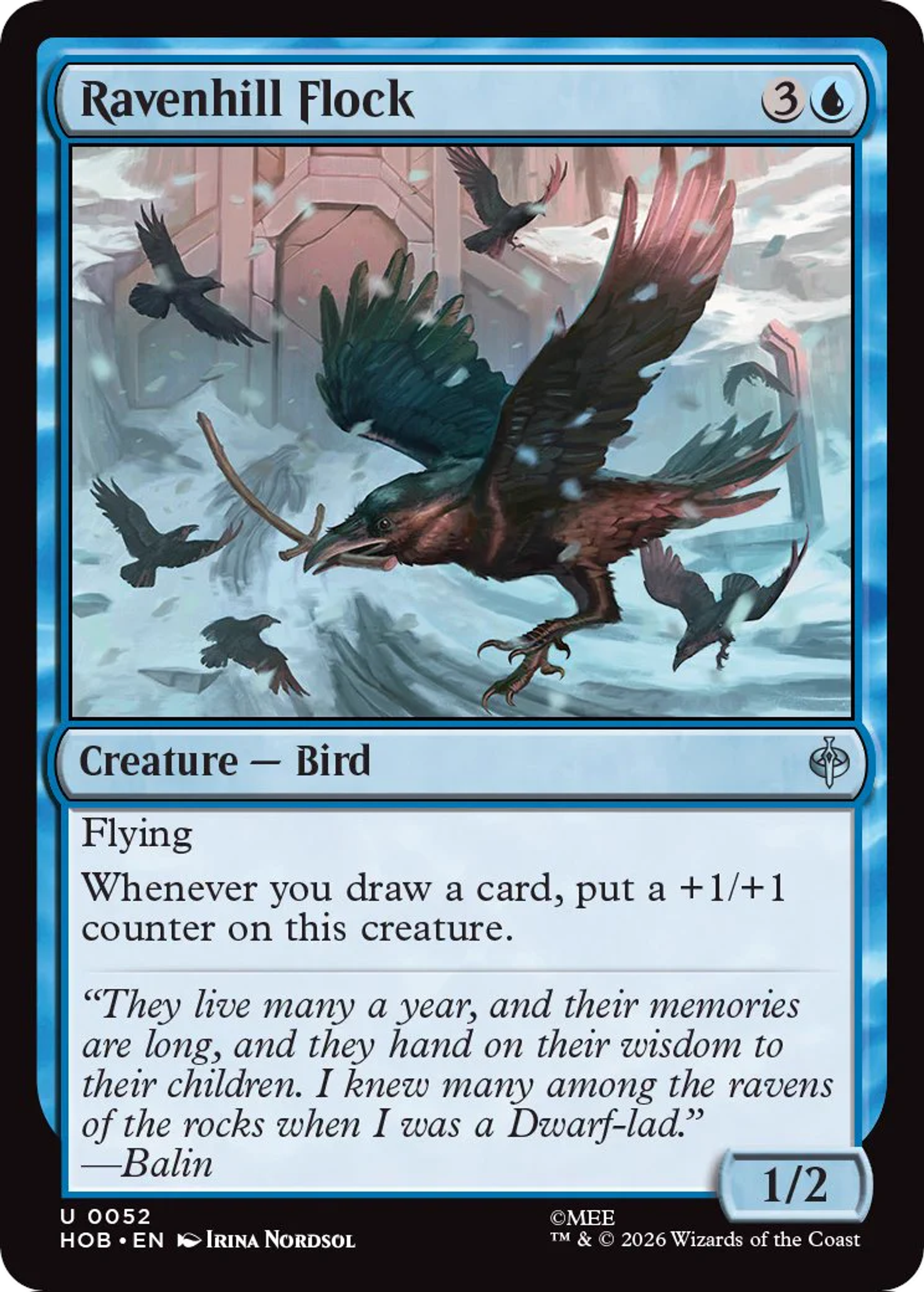 Ravenhill Flock — The Hobbit — Magic: The Gathering