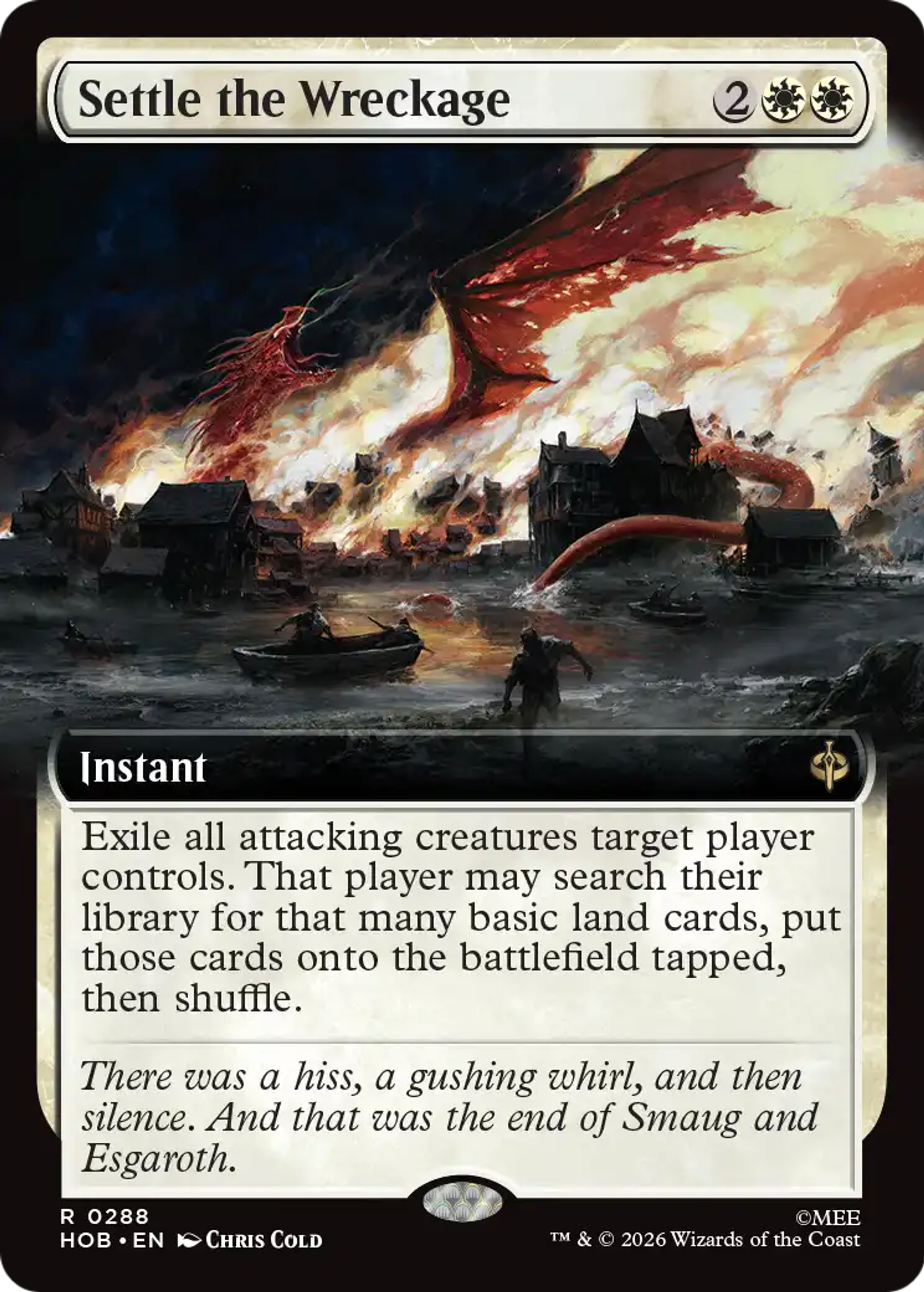 Settle the Wreckage — The Hobbit — Magic: The Gathering