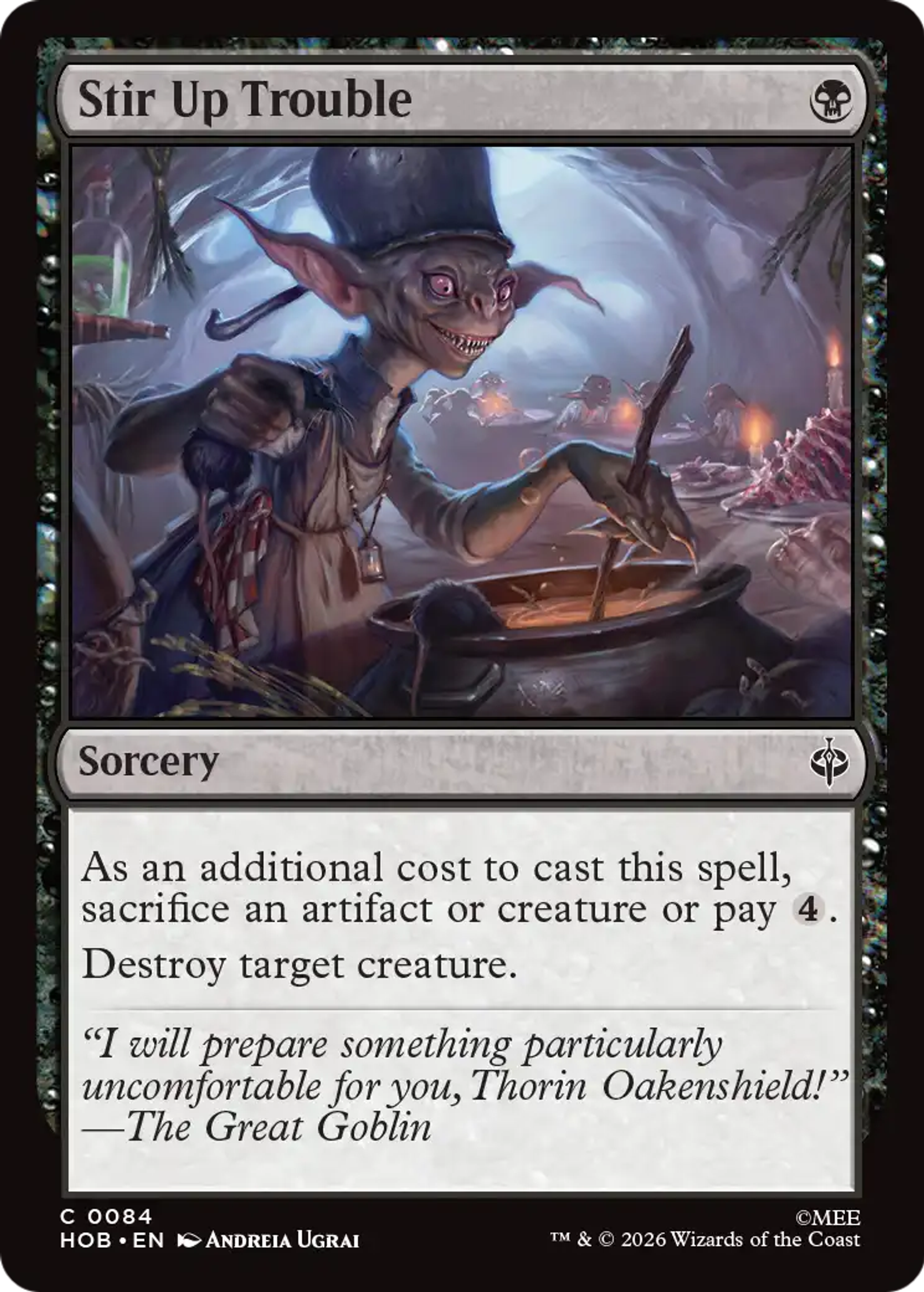 Stir Up Trouble — The Hobbit — Magic: The Gathering