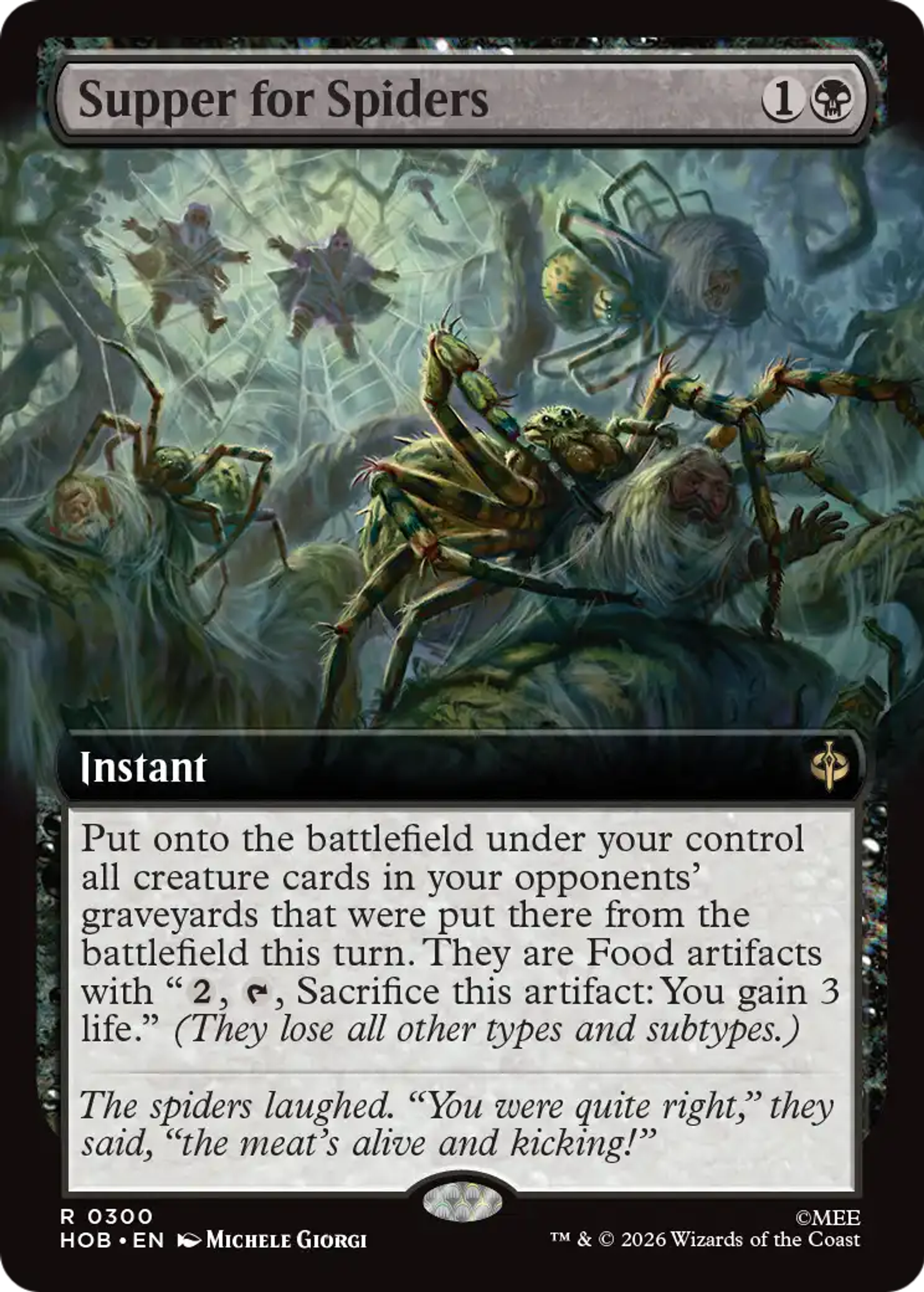 Supper for Spiders — The Hobbit — Magic: The Gathering