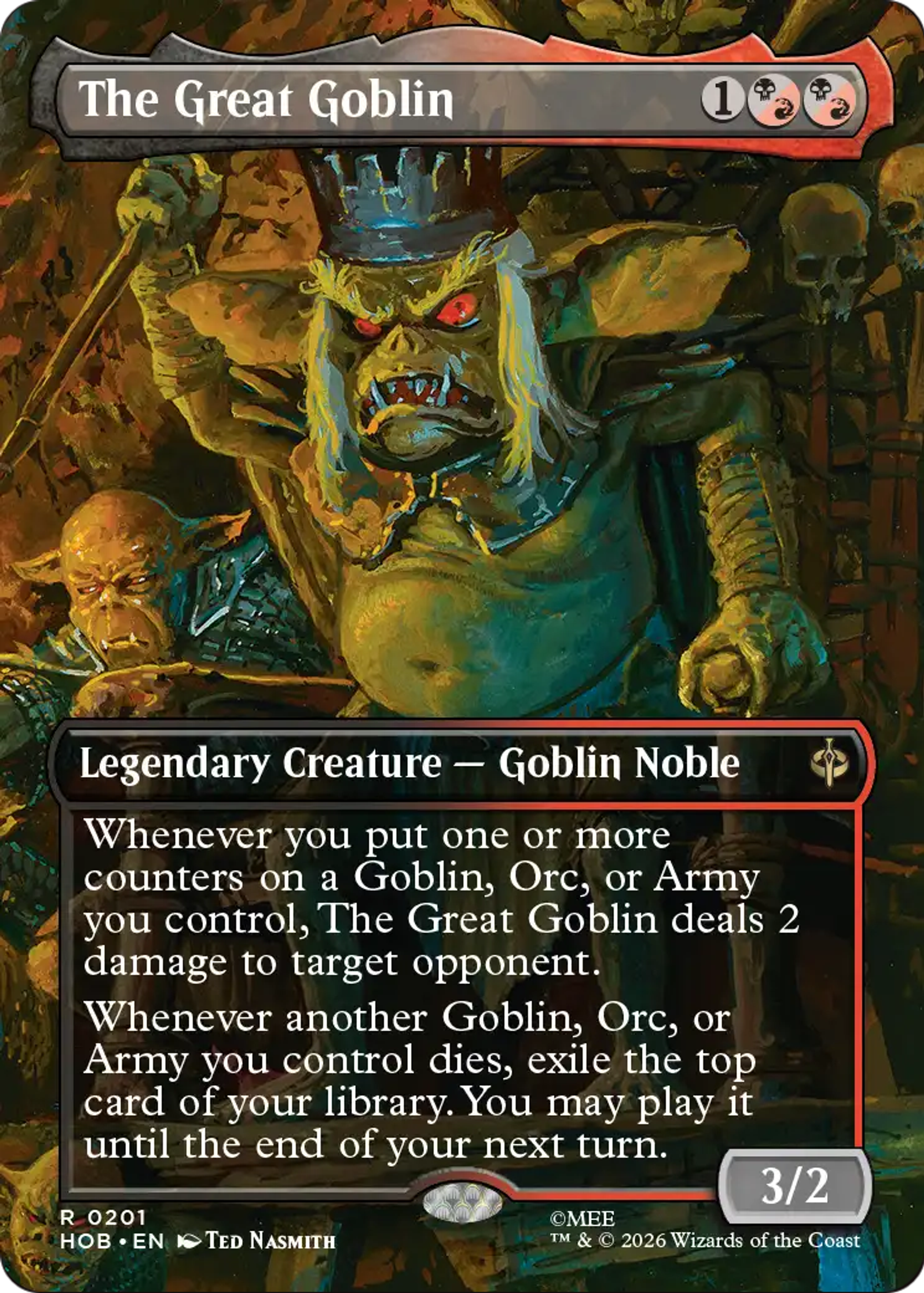 The Great Goblin — The Hobbit — Magic: The Gathering