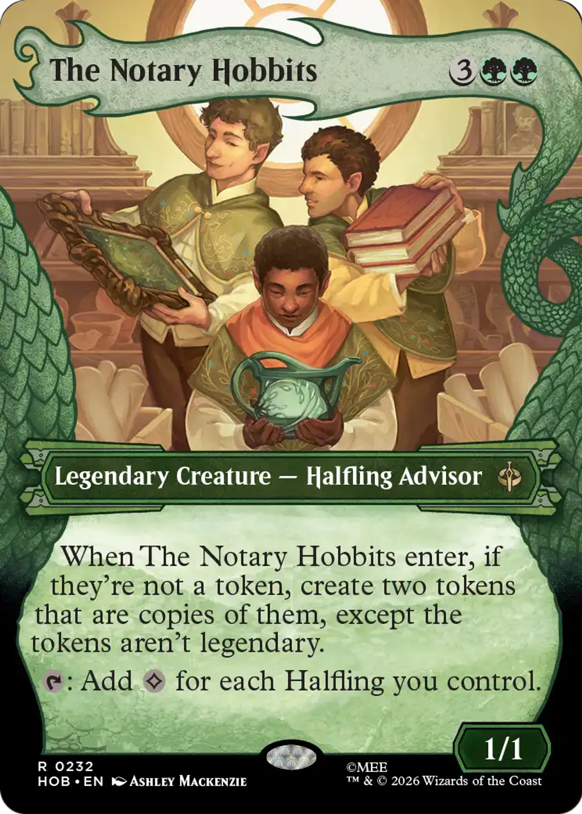 The Notary Hobbits — The Hobbit — Magic: The Gathering