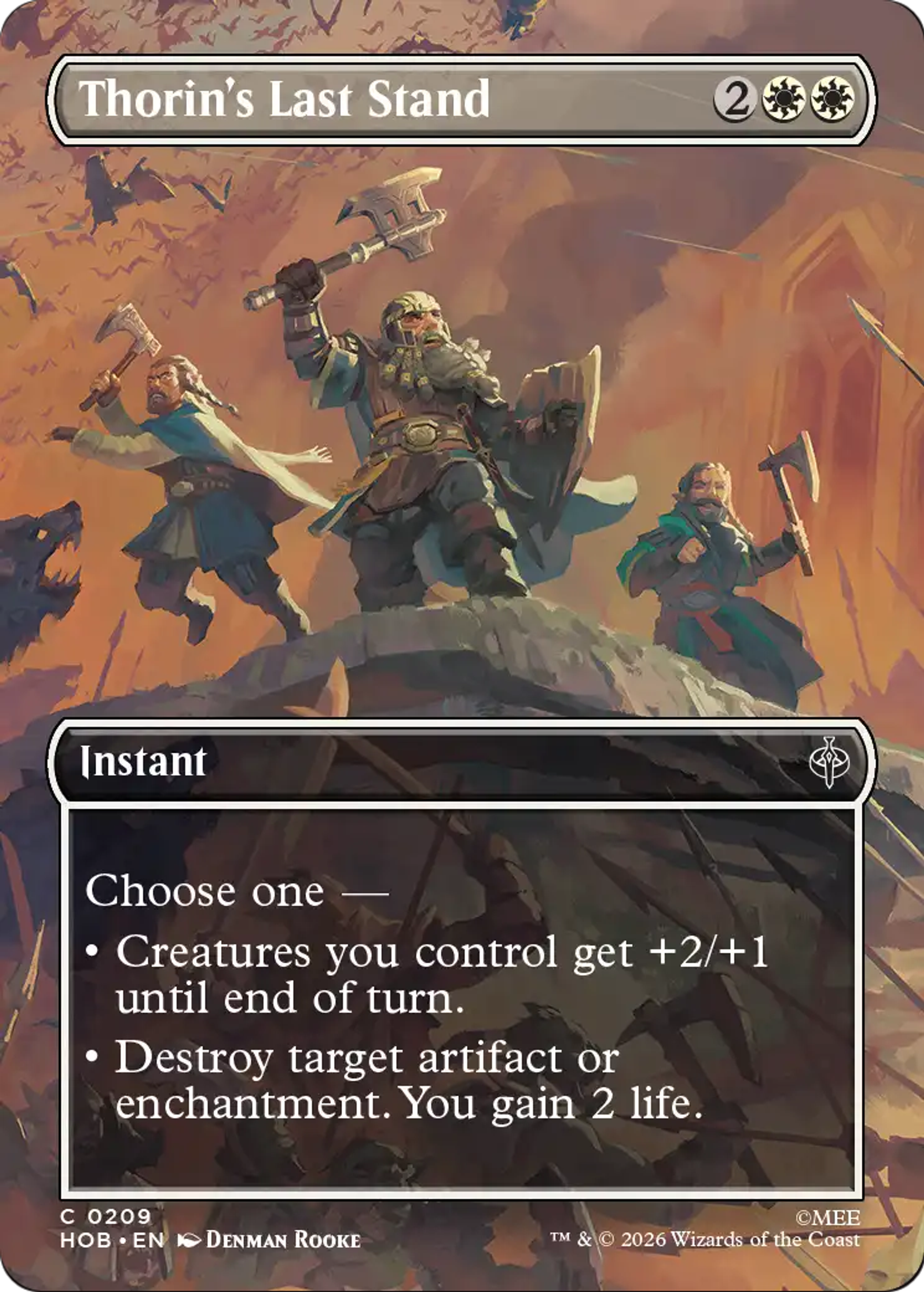 Thorin's Last Stand — The Hobbit — Magic: The Gathering
