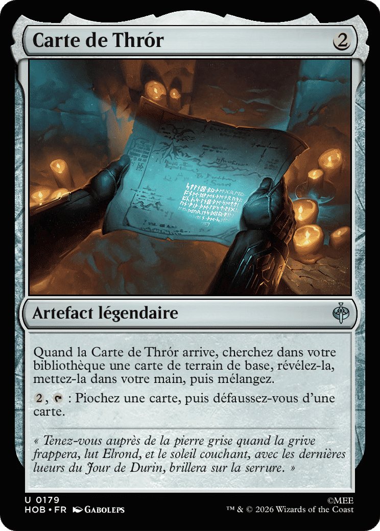 Carte de Thrór — The Hobbit — Magic: The Gathering