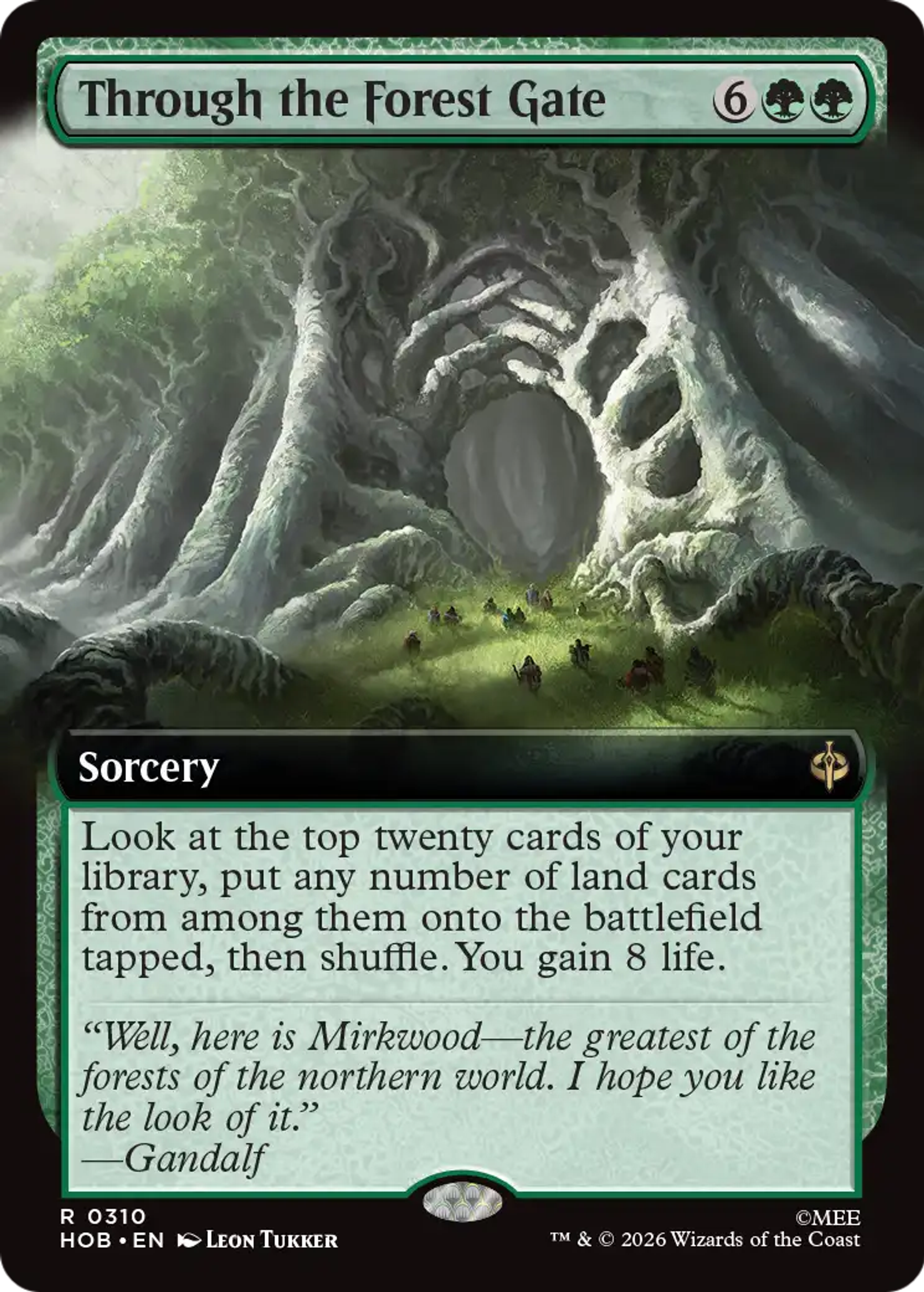 Through the Forest Gate — The Hobbit — Magic: The Gathering