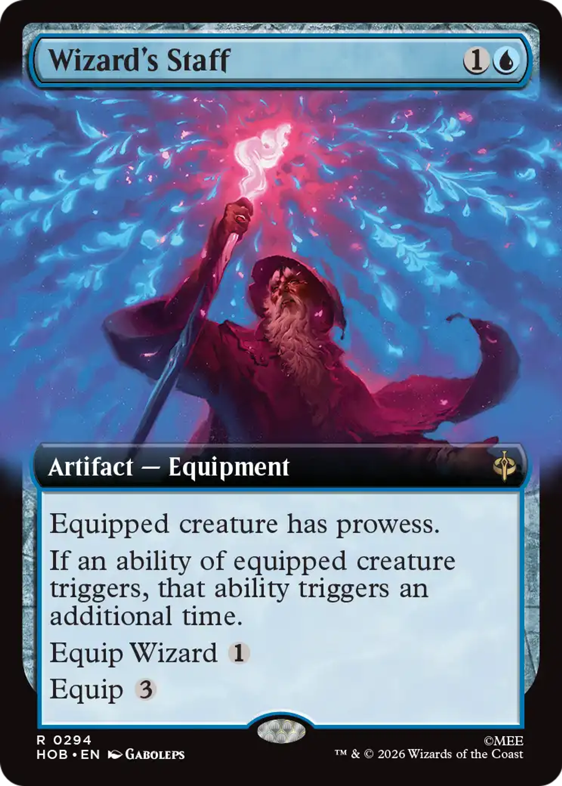 Wizard's Staff — The Hobbit — Magic: The Gathering