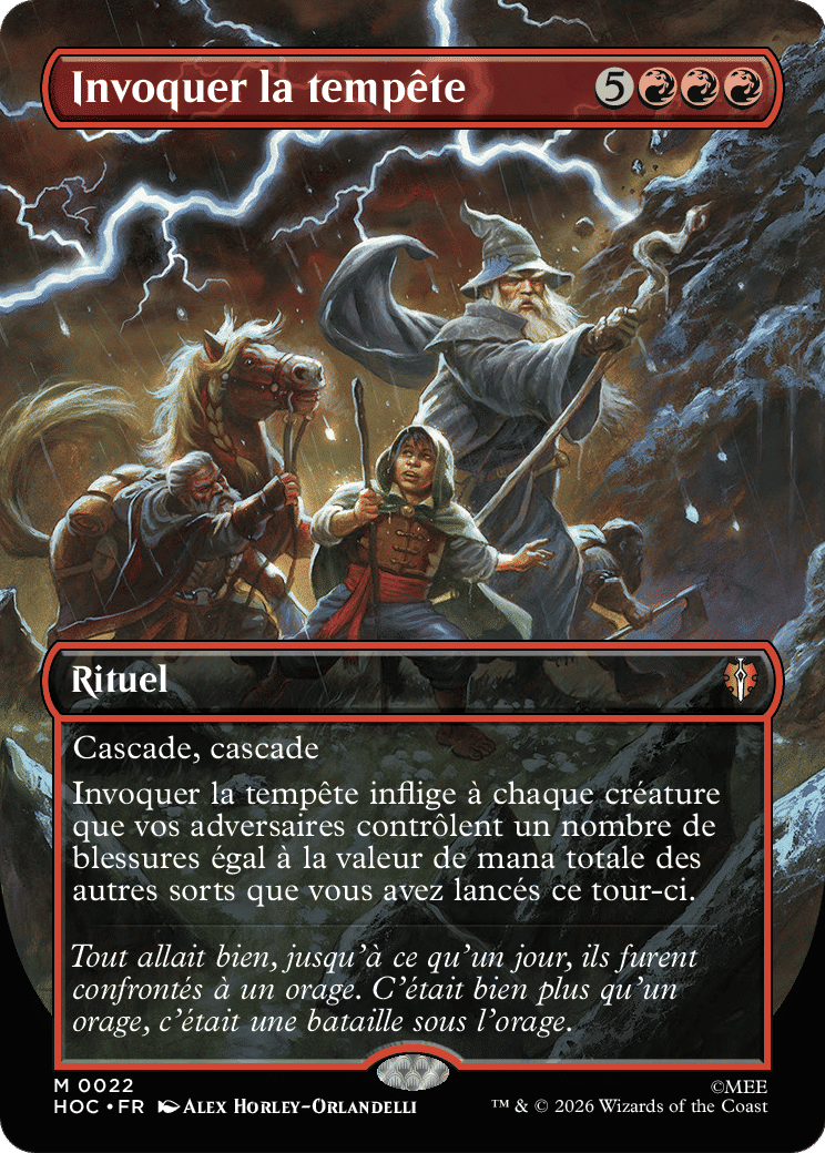 Invoquer la tempête — The Hobbit Eternal — Magic: The Gathering