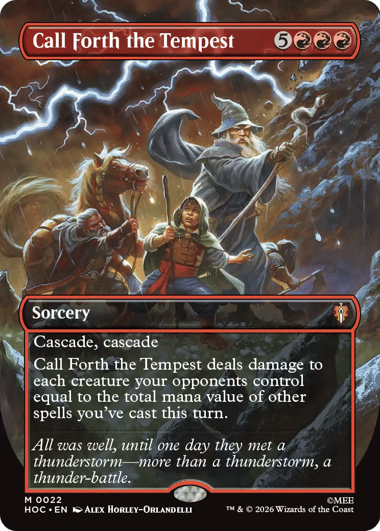 Call Forth the Tempest — The Hobbit Eternal — Magic: The Gathering