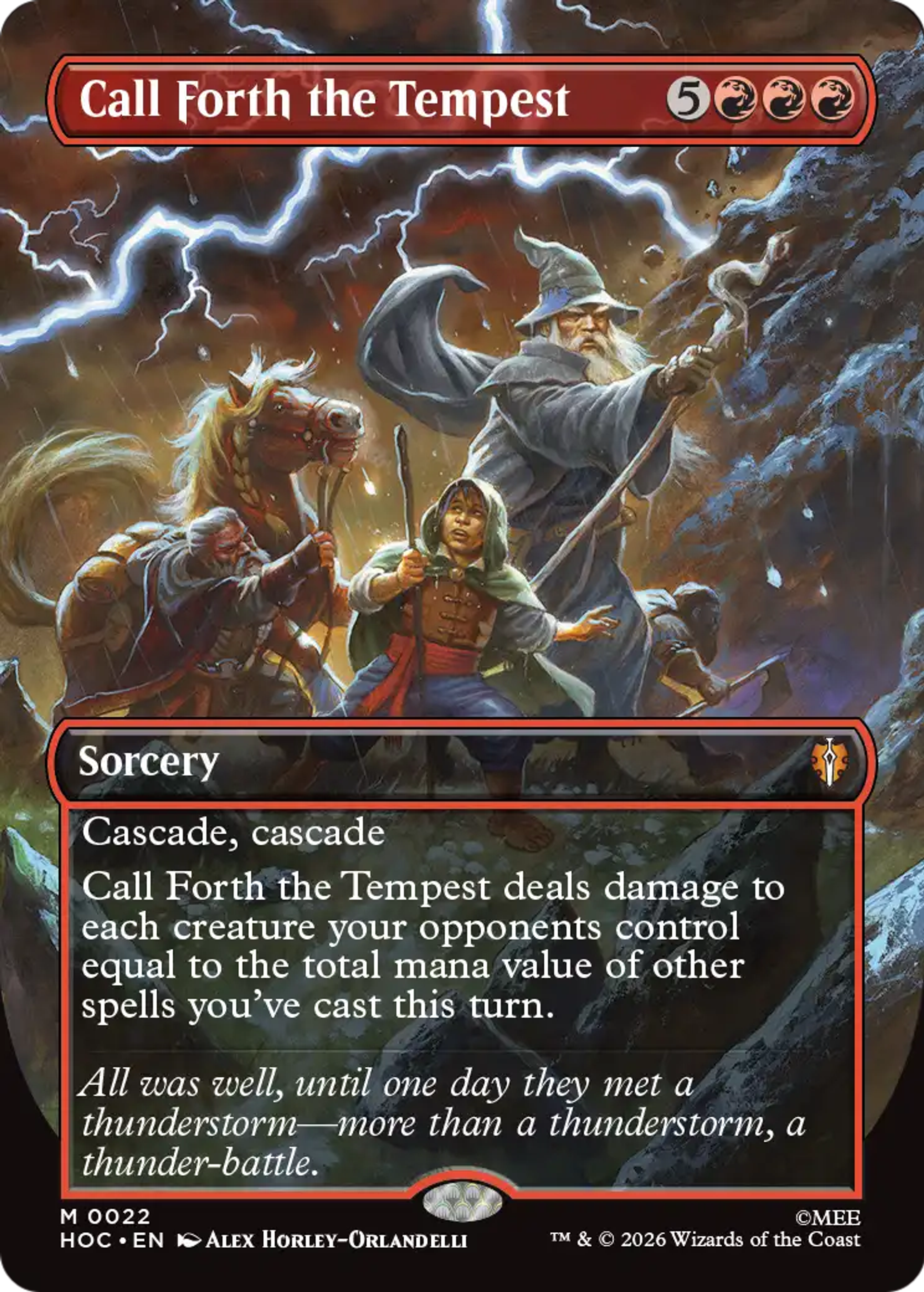 Call Forth the Tempest — The Hobbit Eternal — Magic: The Gathering