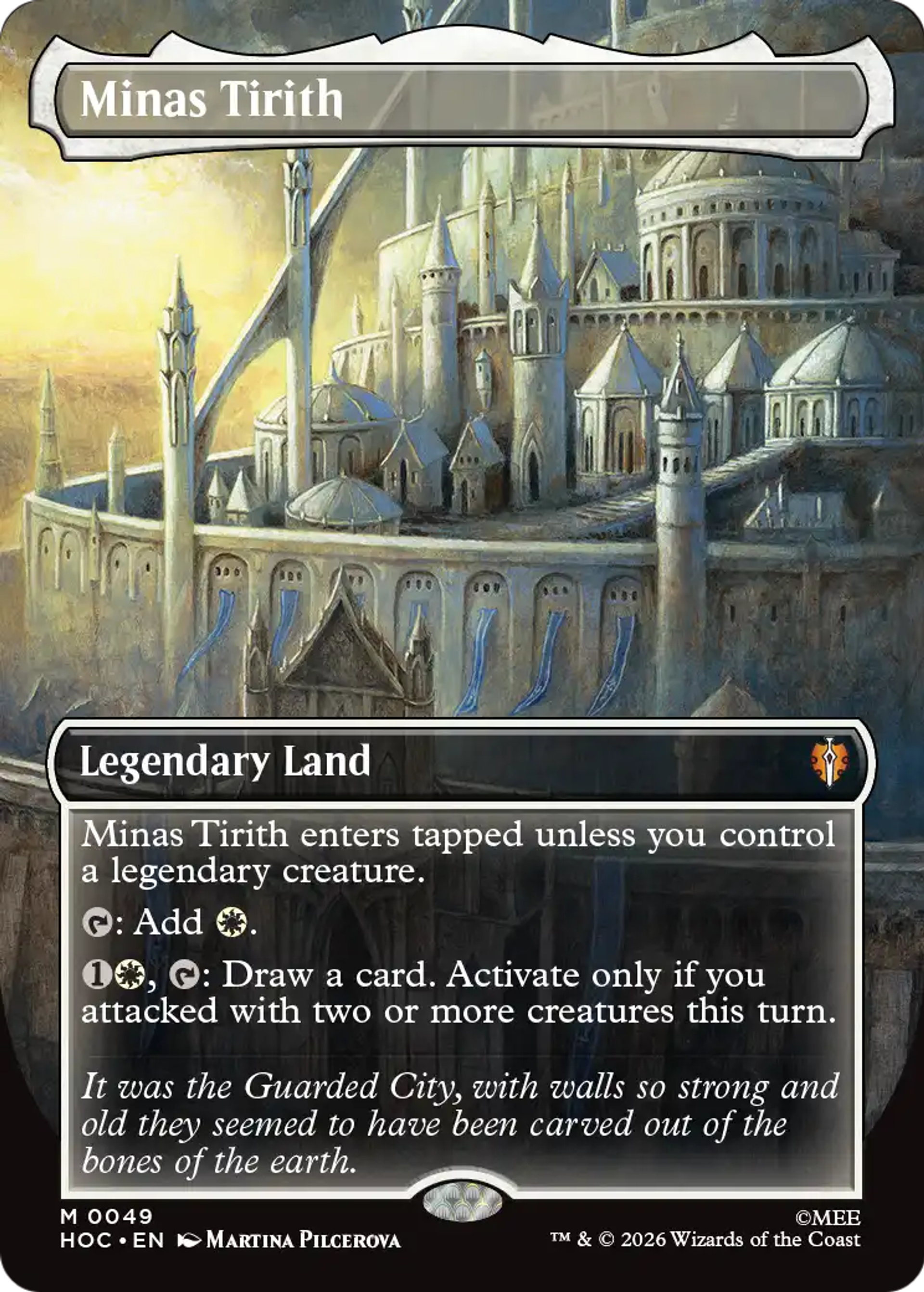 Minas Tirith — The Hobbit Eternal — Magic: The Gathering