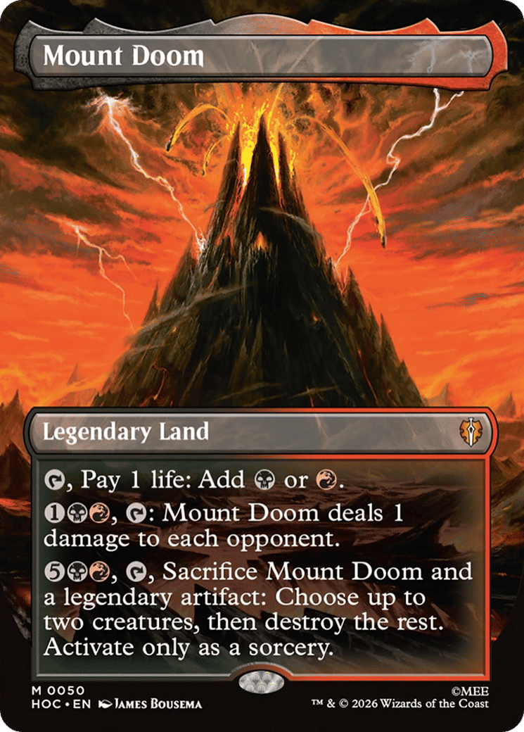 Mount Doom — The Hobbit Eternal — Magic: The Gathering