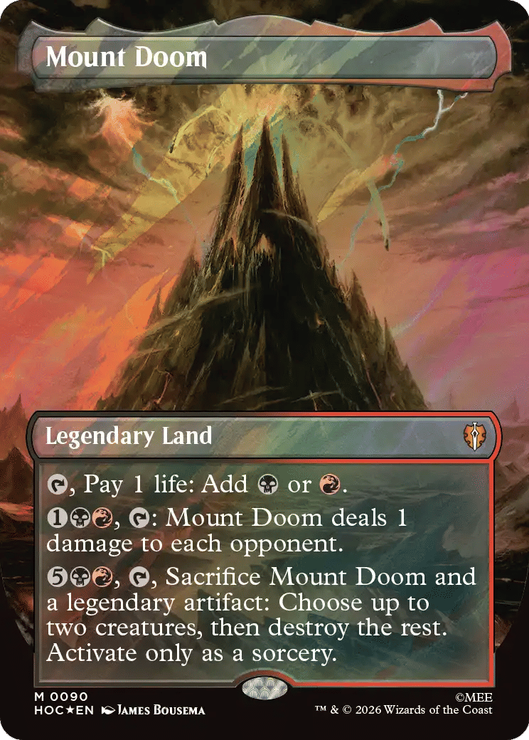 Mount Doom — The Hobbit Eternal — Magic: The Gathering