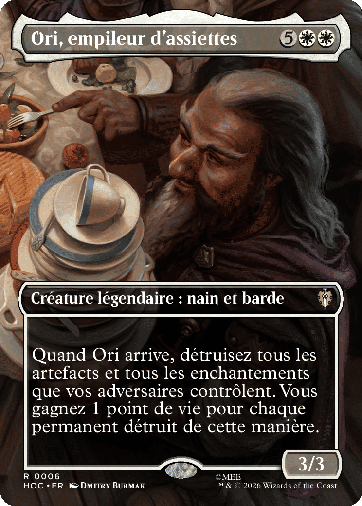 Ori, empileur d'assiettes — The Hobbit Eternal — Magic: The Gathering