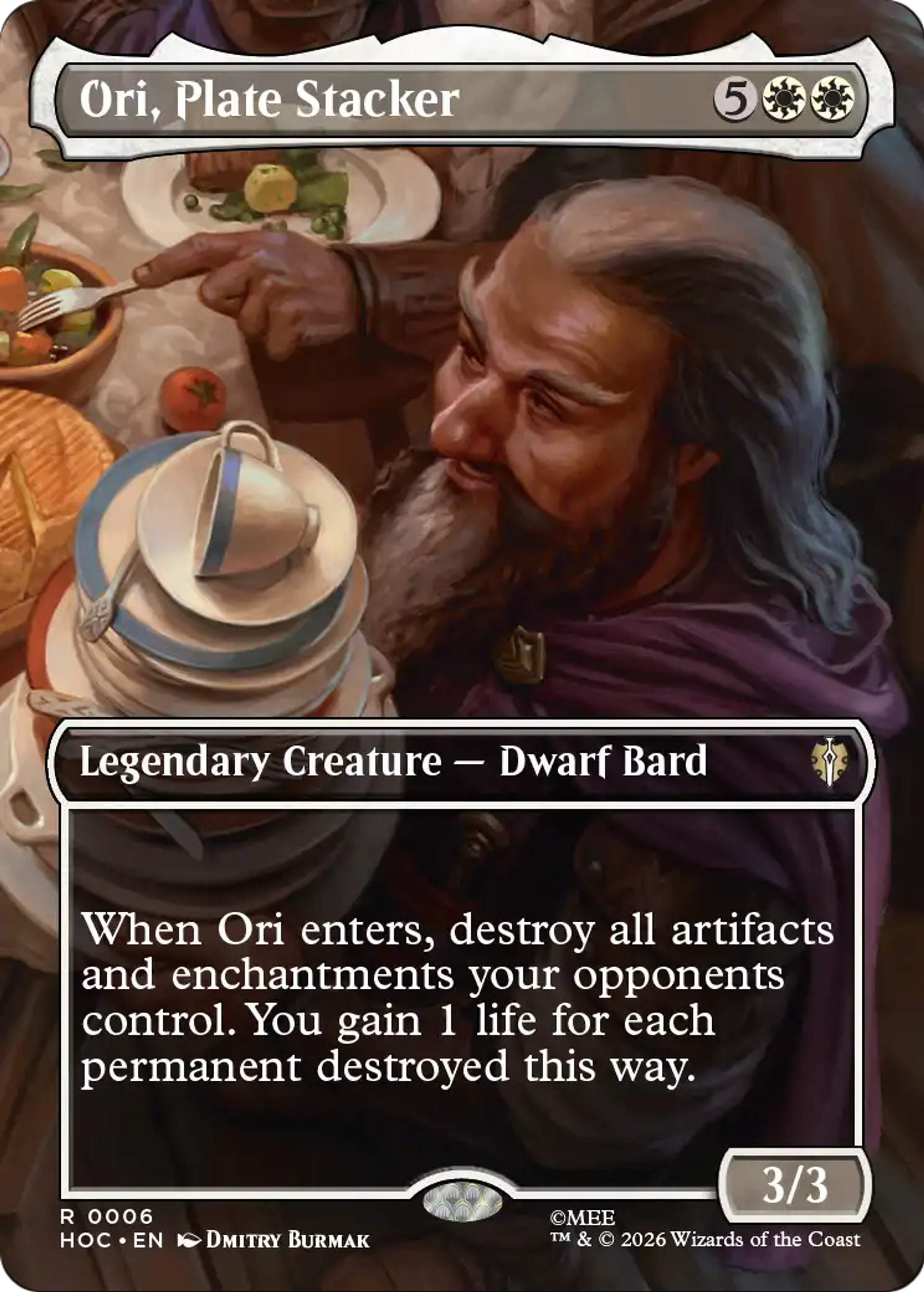 Ori, empileur d'assiettes — The Hobbit Eternal — Magic: The Gathering