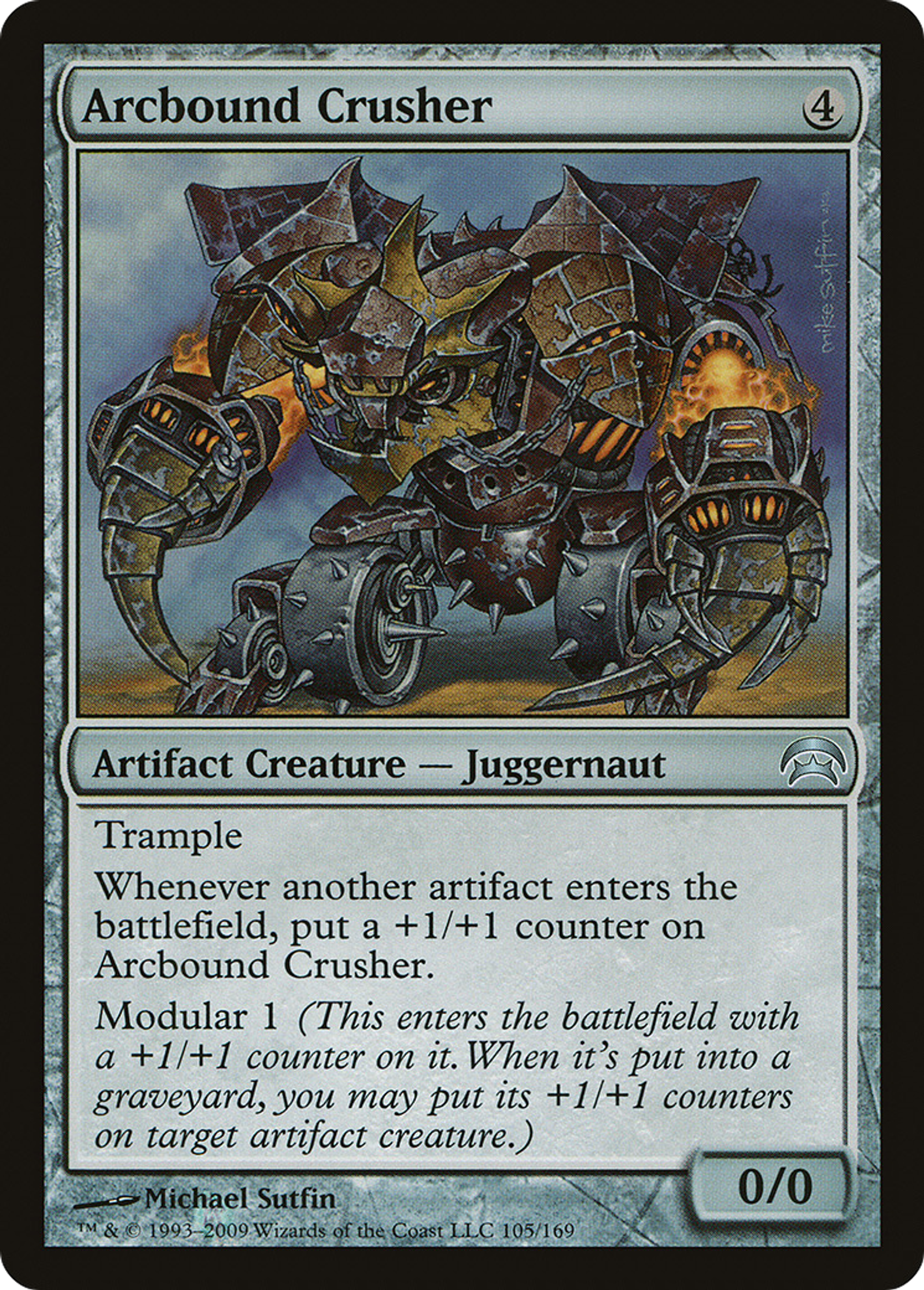 Arcbound Crusher — Planechase — Magic: The Gathering