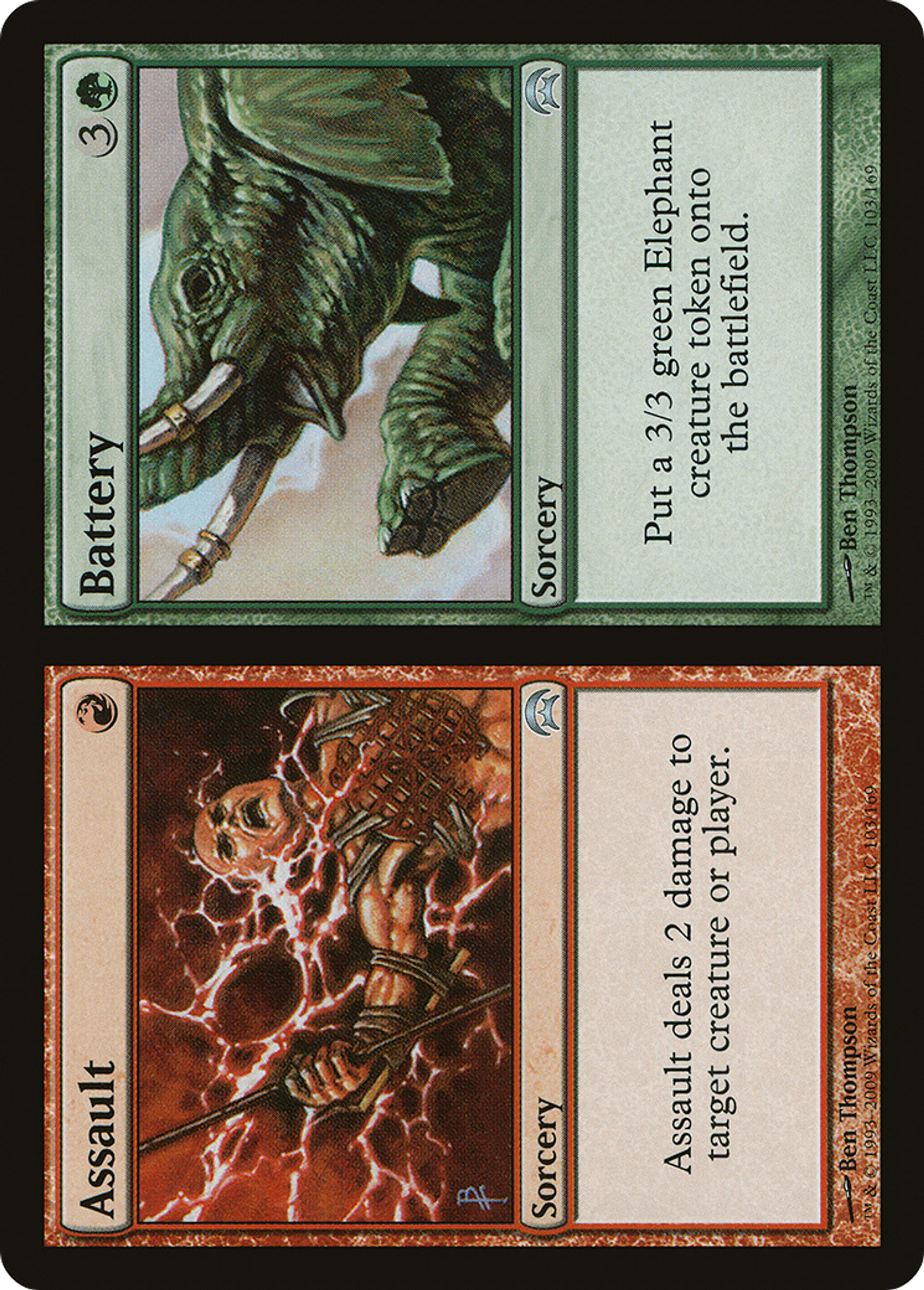 Assault // Battery — Planechase — Magic: The Gathering