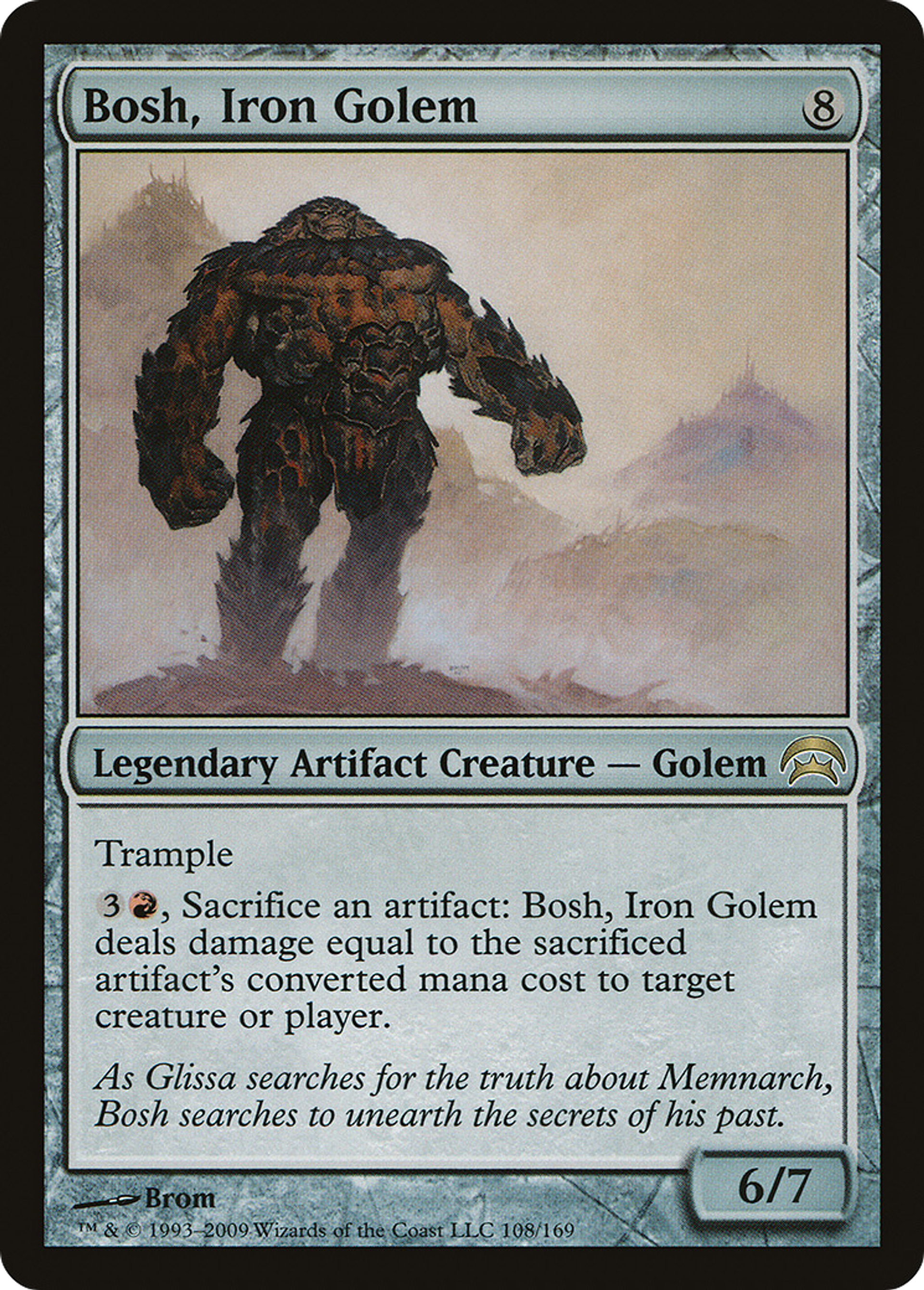 Bosh, Iron Golem — Planechase — Magic: The Gathering