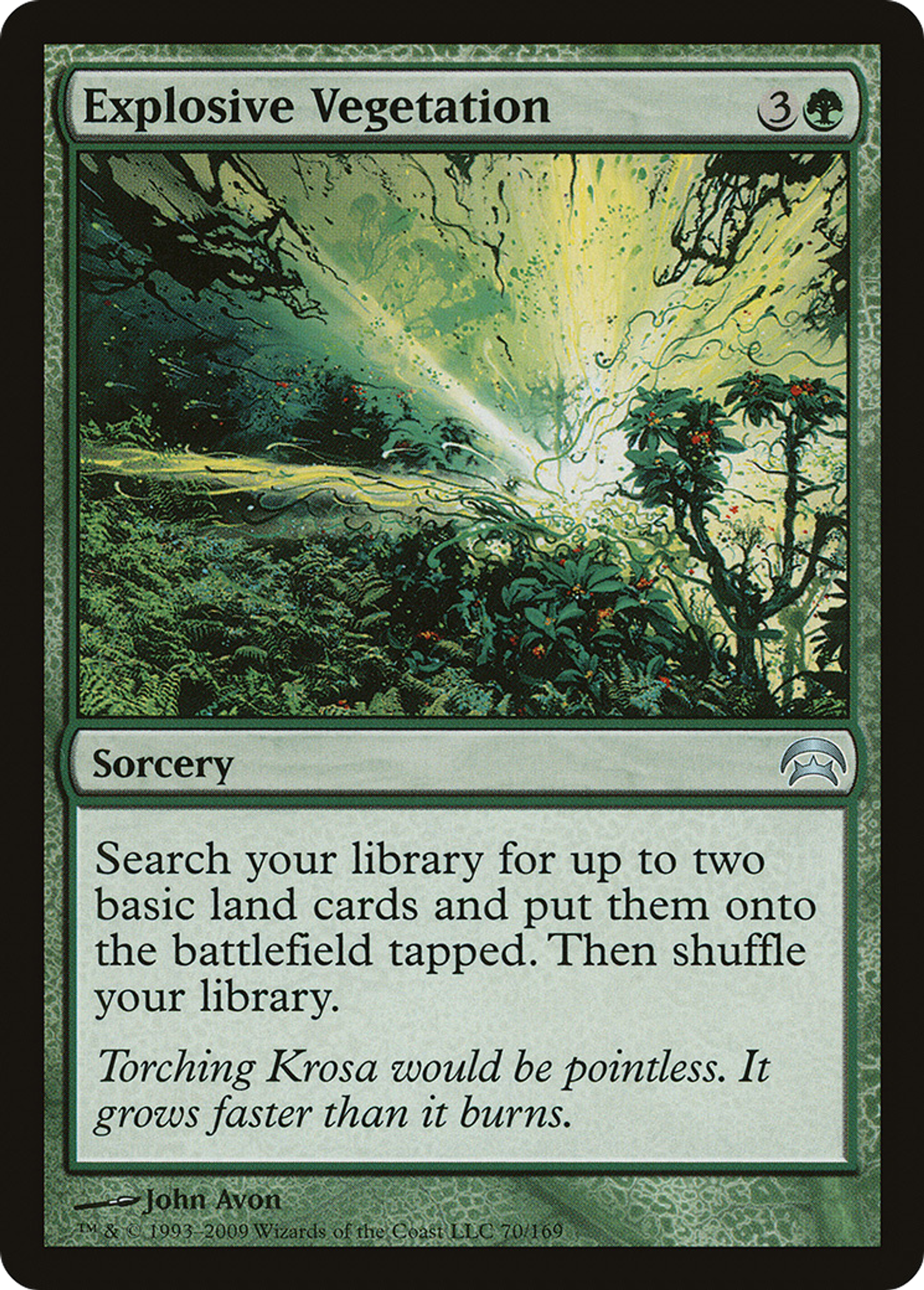 Explosive Vegetation — Planechase — Magic: The Gathering