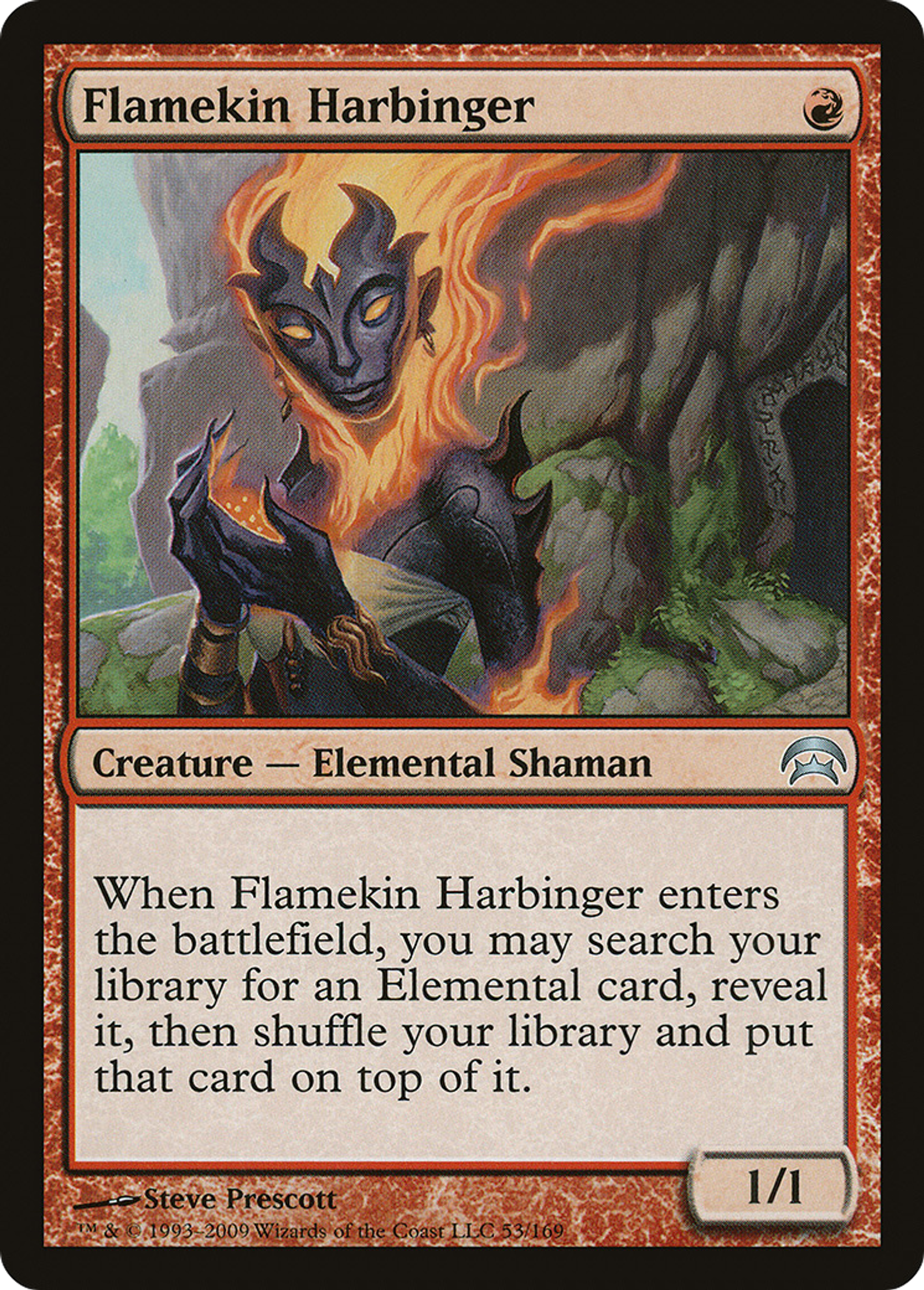 Flamekin Harbinger — Planechase — Magic: The Gathering