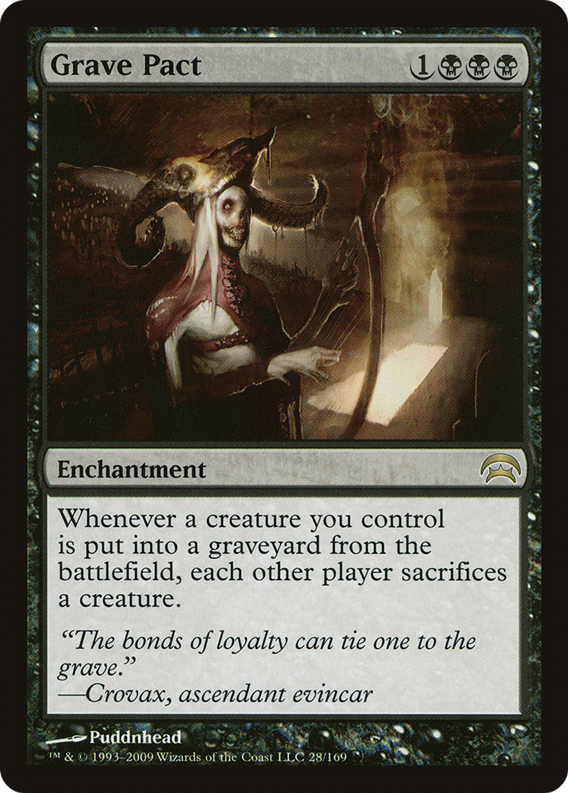 Pacte de la tombe — Planechase — Magic: The Gathering