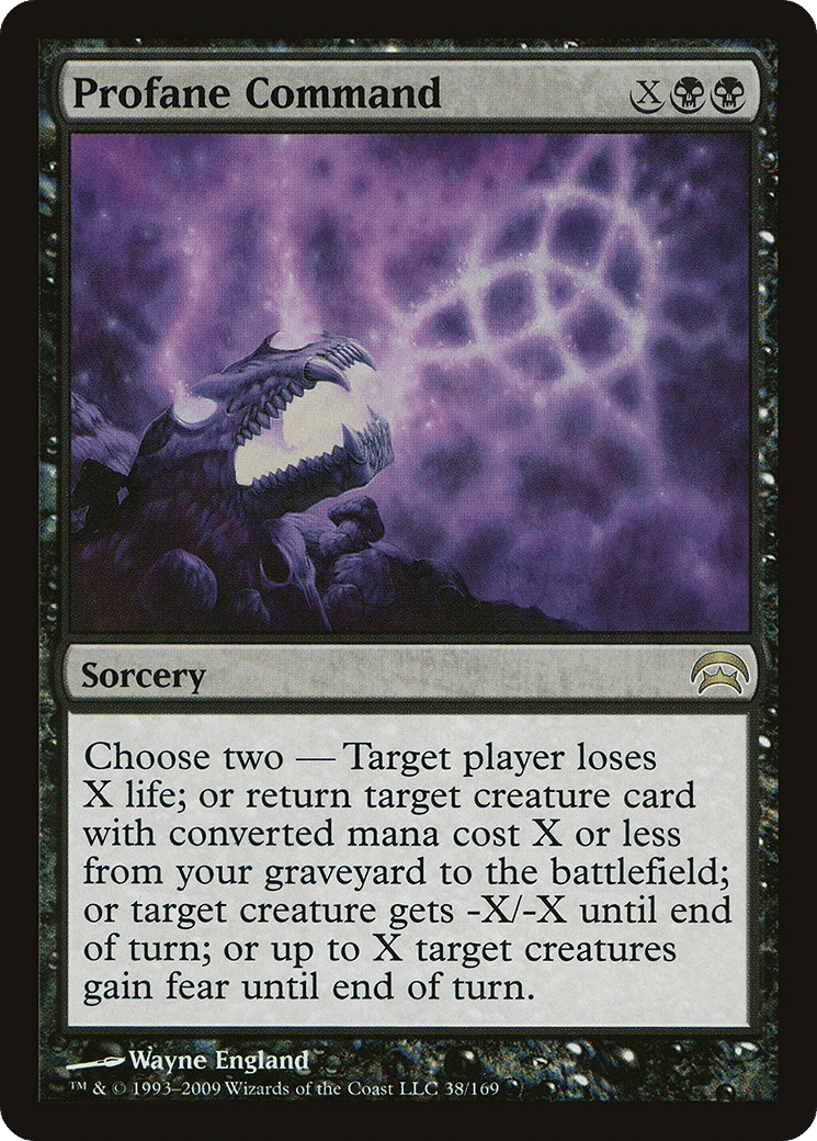 Profane Command — Planechase — Magic: The Gathering