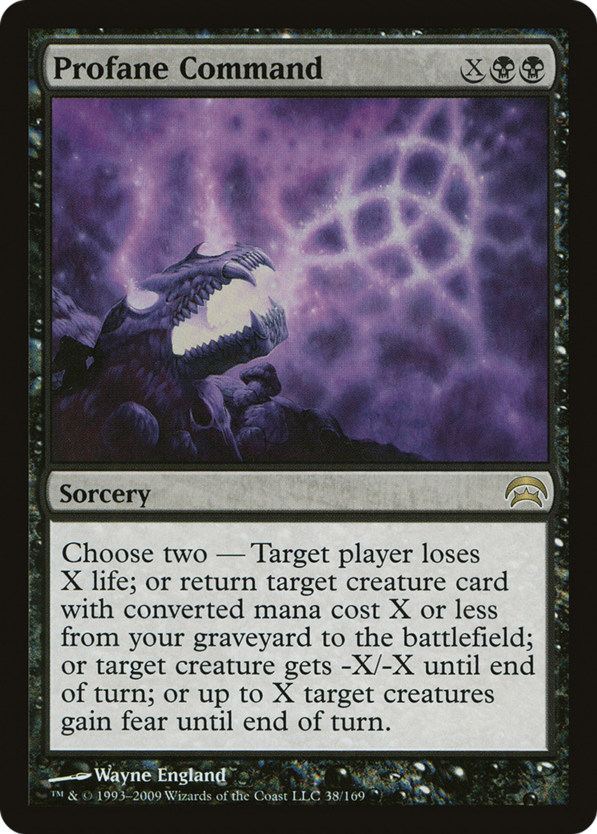 Profane Command — Planechase — Magic: The Gathering