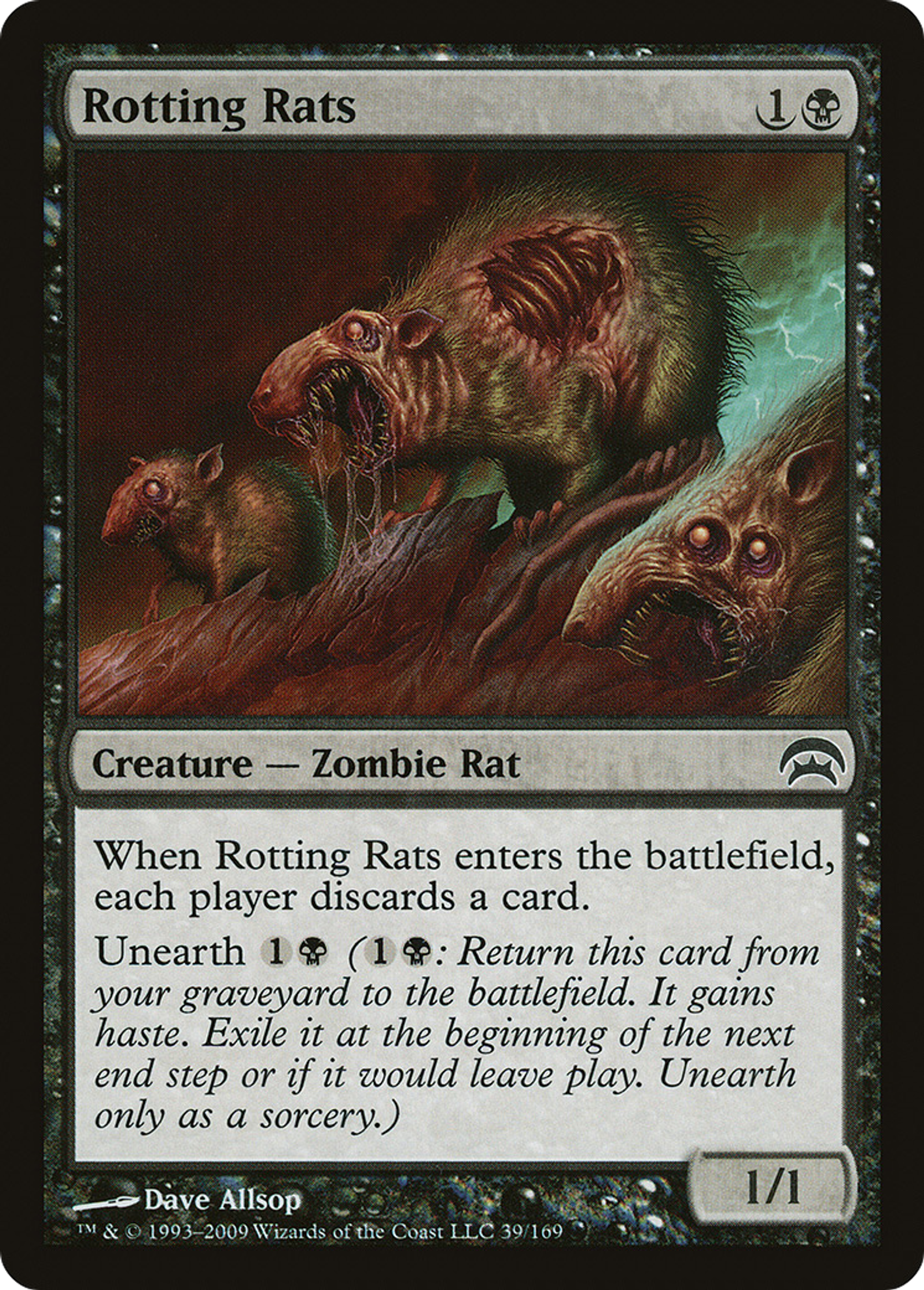 Rotting Rats — Planechase — Magic: The Gathering